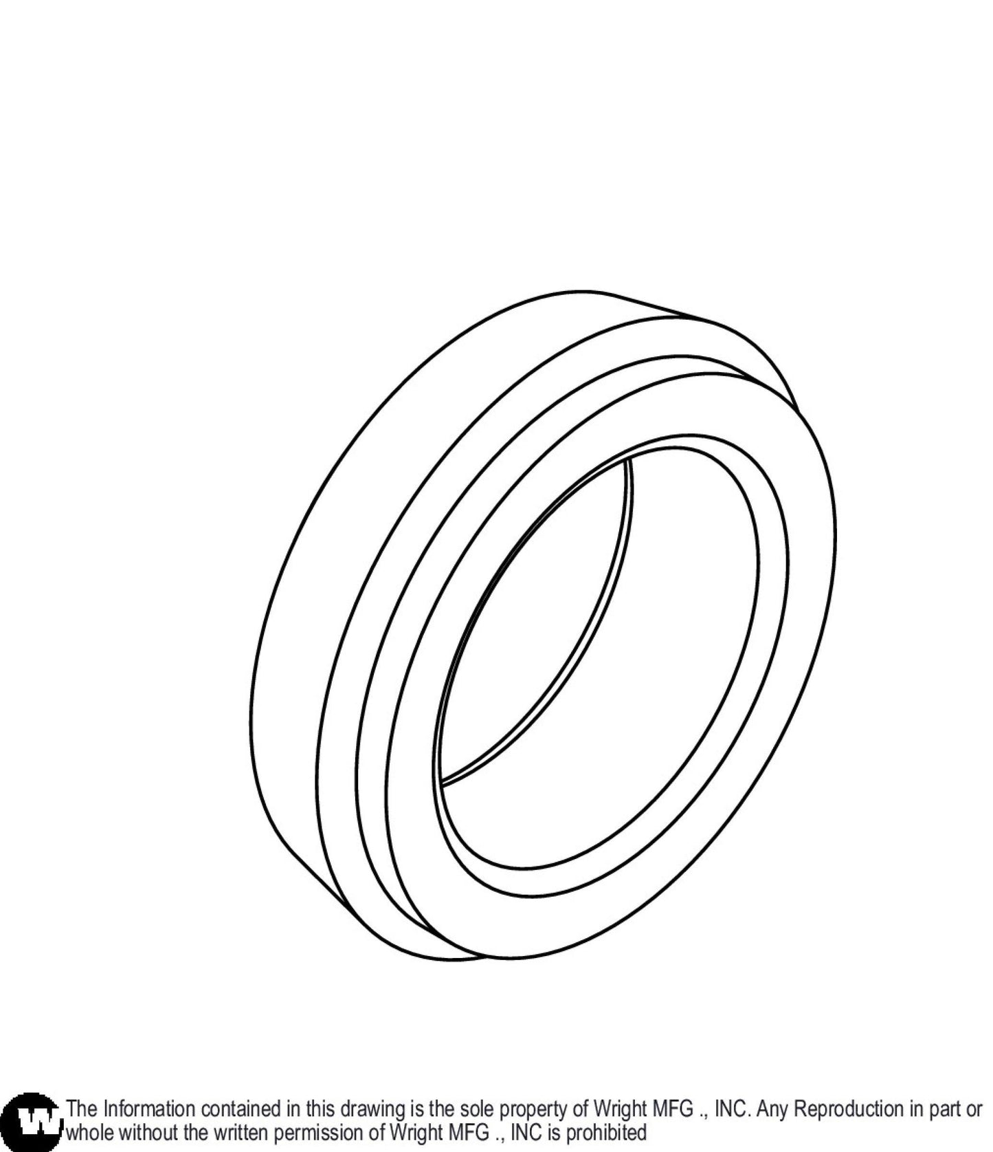 1.3775 ID Tapered Caster Arm Bearing 77460018.