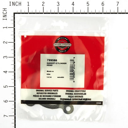 Briggs & Stratton Gasket-Cylinder Head 799586