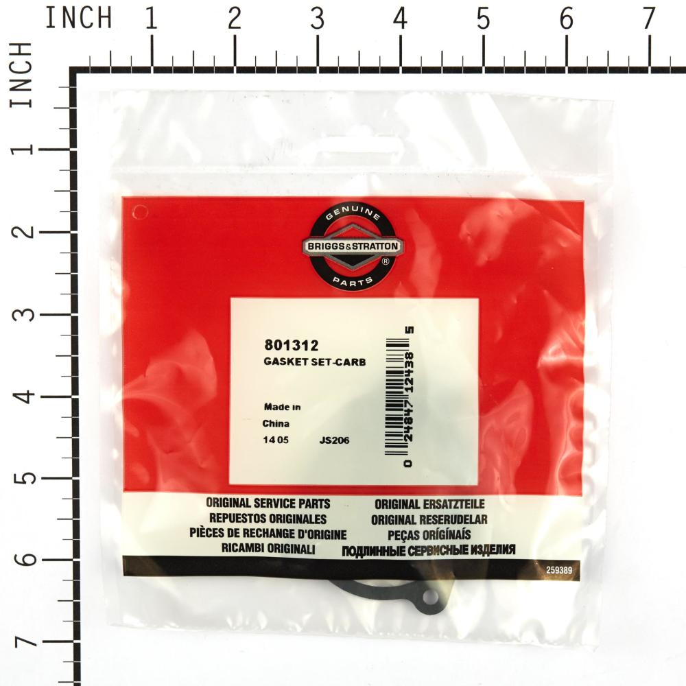 Briggs & Stratton Gasket Set-Carb 801312