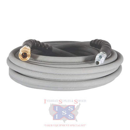 50FT 3/8" S/B Grey Brass QC Hose.