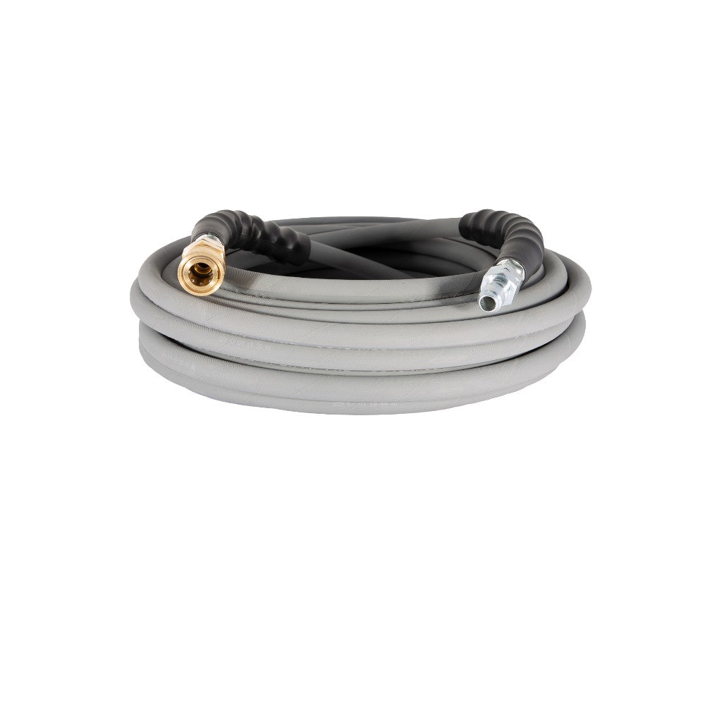 BE 50' 3/8" Single-Braid Grey Hose with Brass Quick Connect 85.238.156