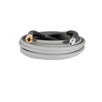 BE 50' 3/8" Single-Braid Grey Hose with Brass Quick Connect 85.238.156