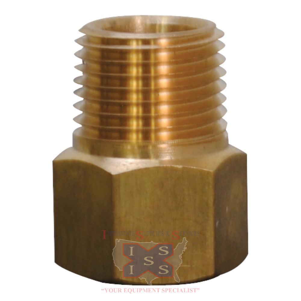3/8", NPT, Brass Ext Adapter.