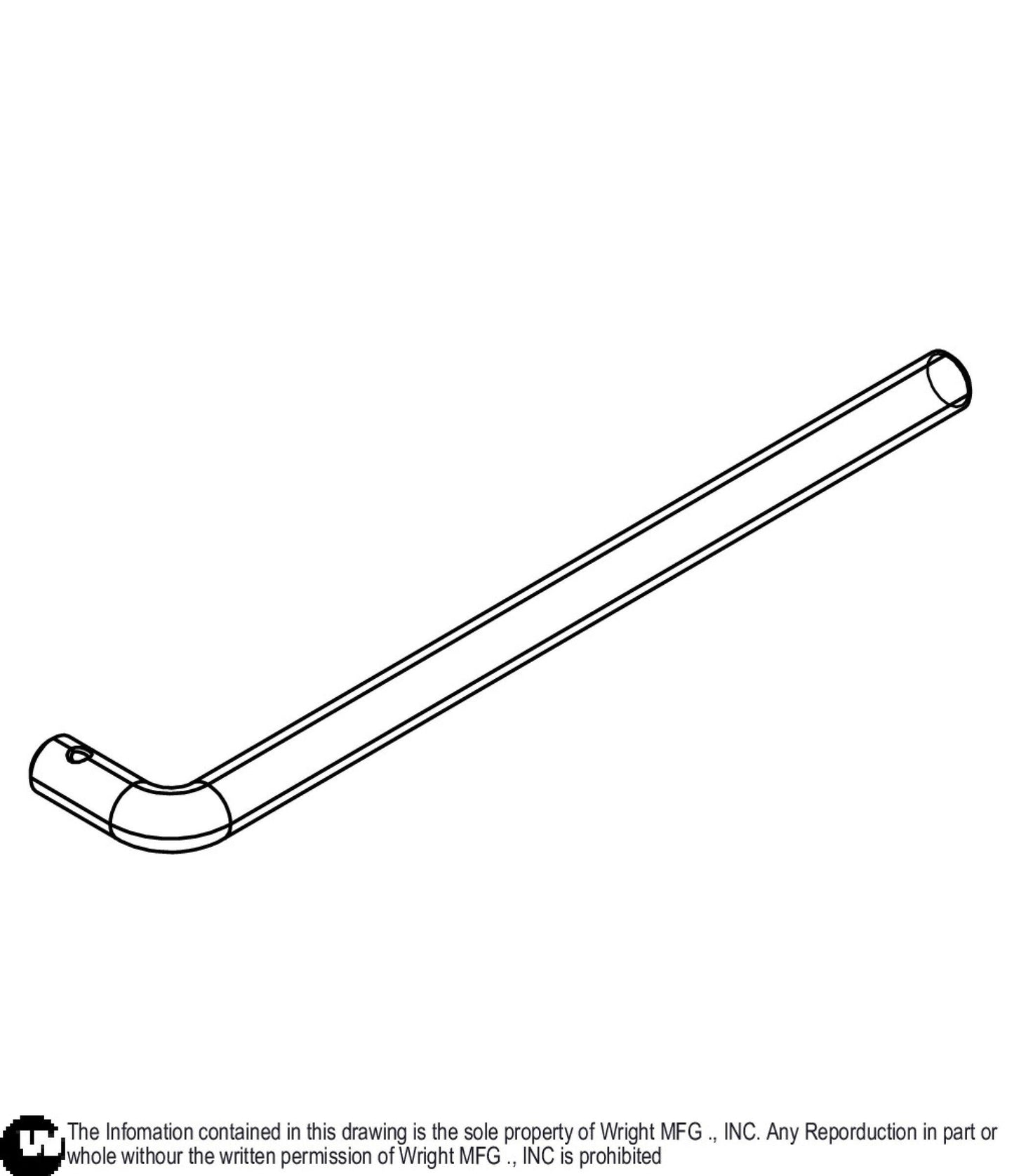 3/8" Idler Adjustment Rod 85460014.