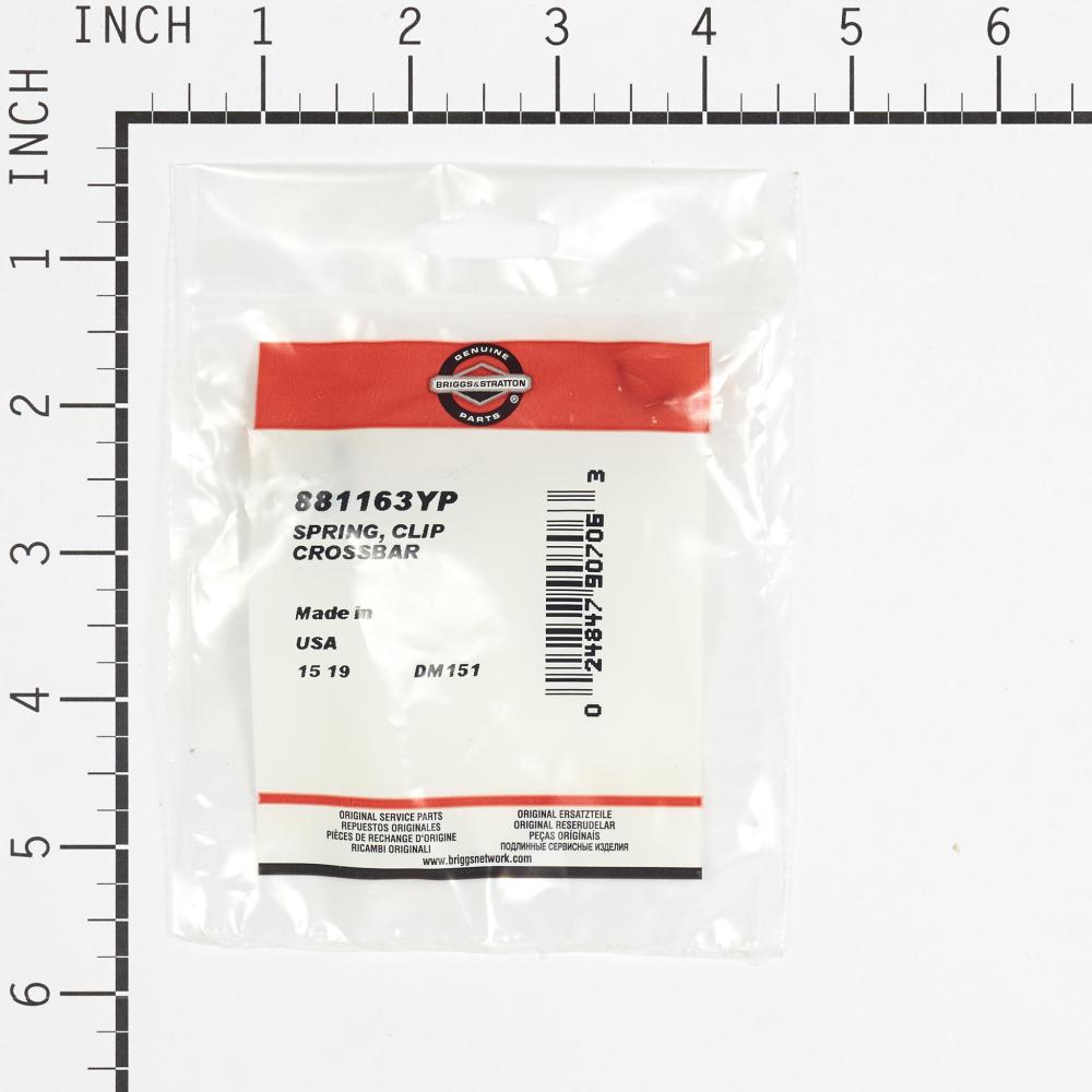 Briggs & Stratton Spring, Clip Crossbar 881163YP