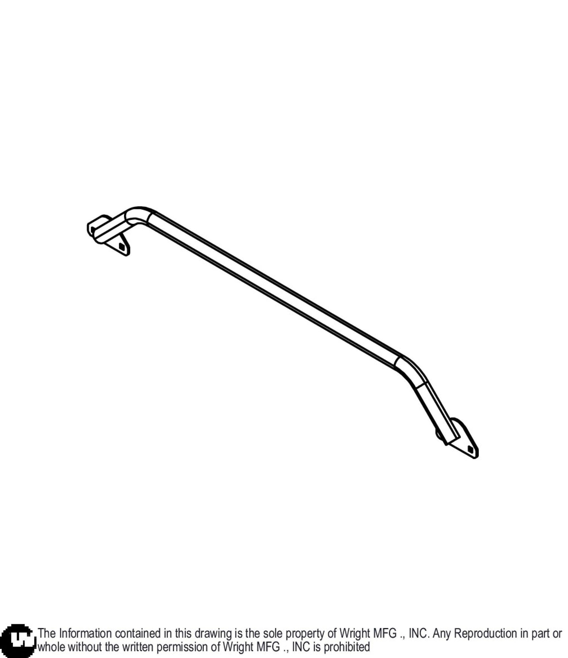 GCS 3 Bag Bagger Lid Handle Weldment 91320007.