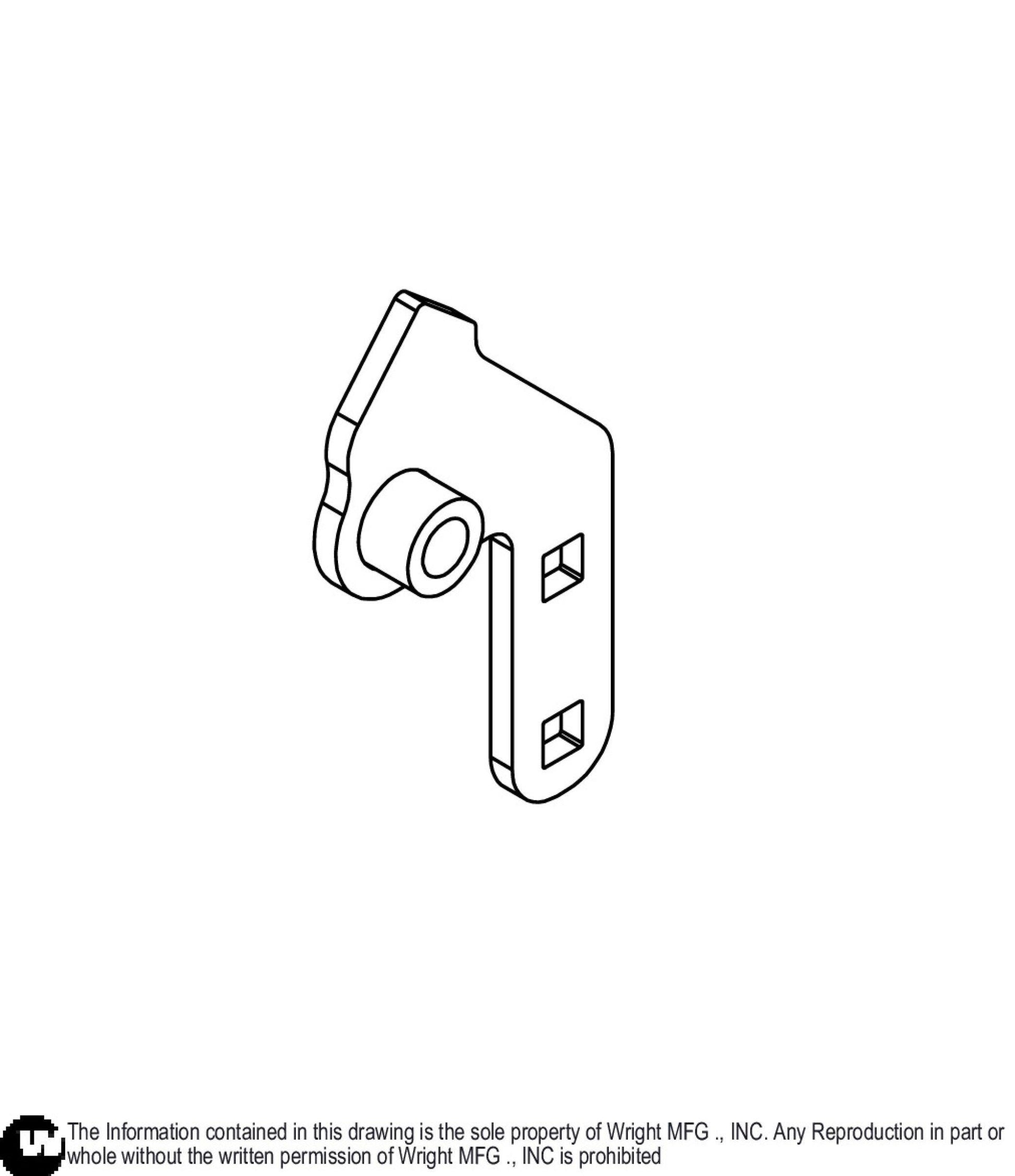GCS 3 Bag Bagger Hinge Weldment 91320013.