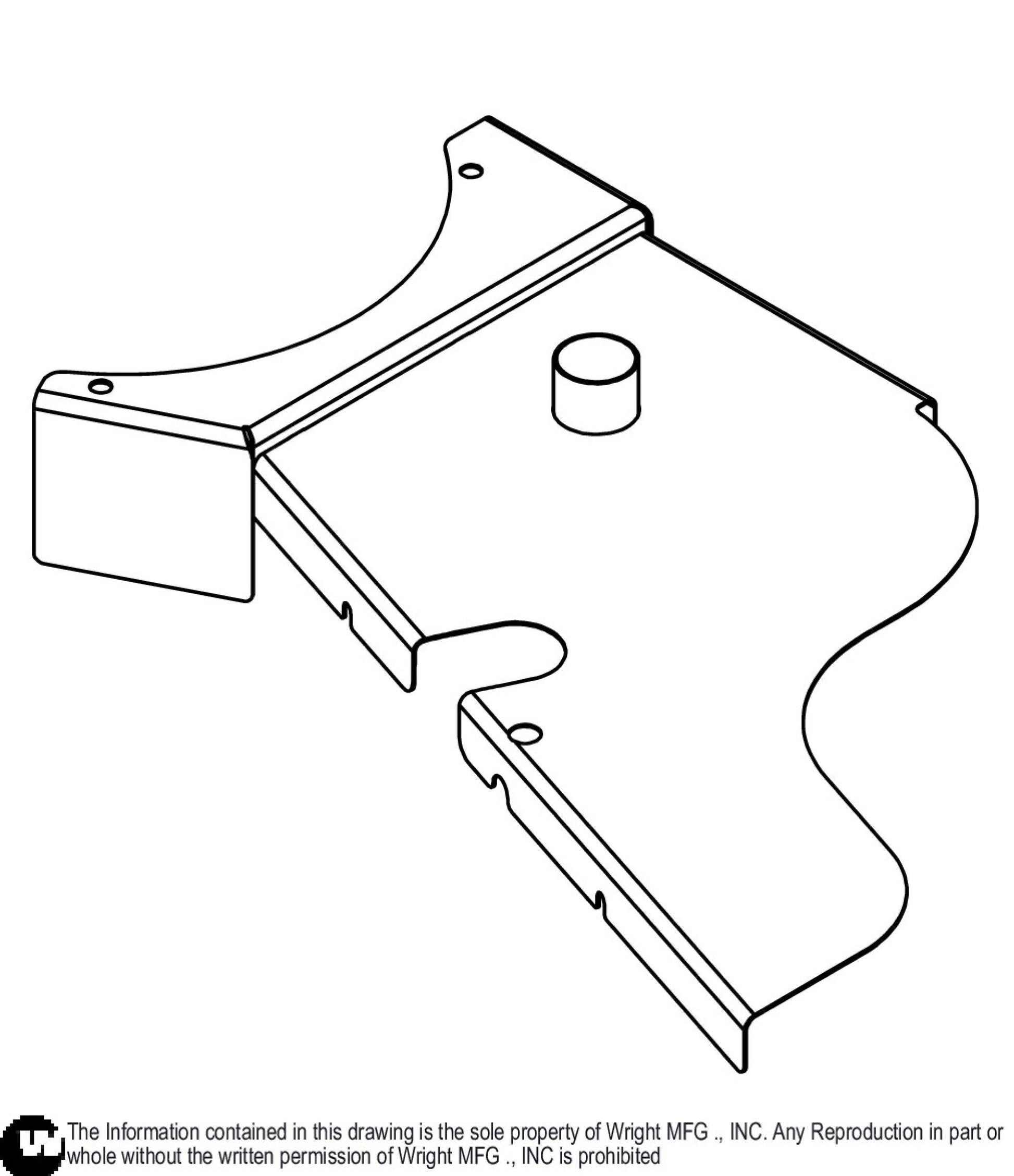 WrightVac 61 WSZK Deck Cover 91320020.