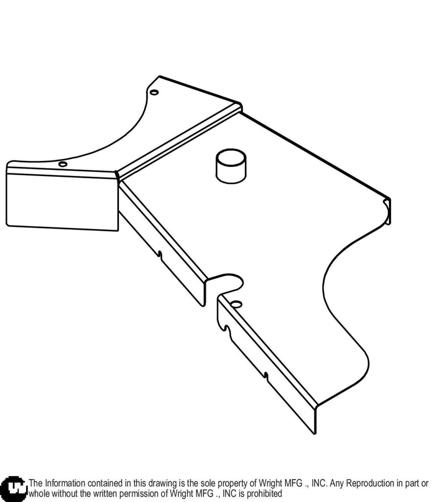 WrightVac 72 WSZK Deck Cover 91320021.