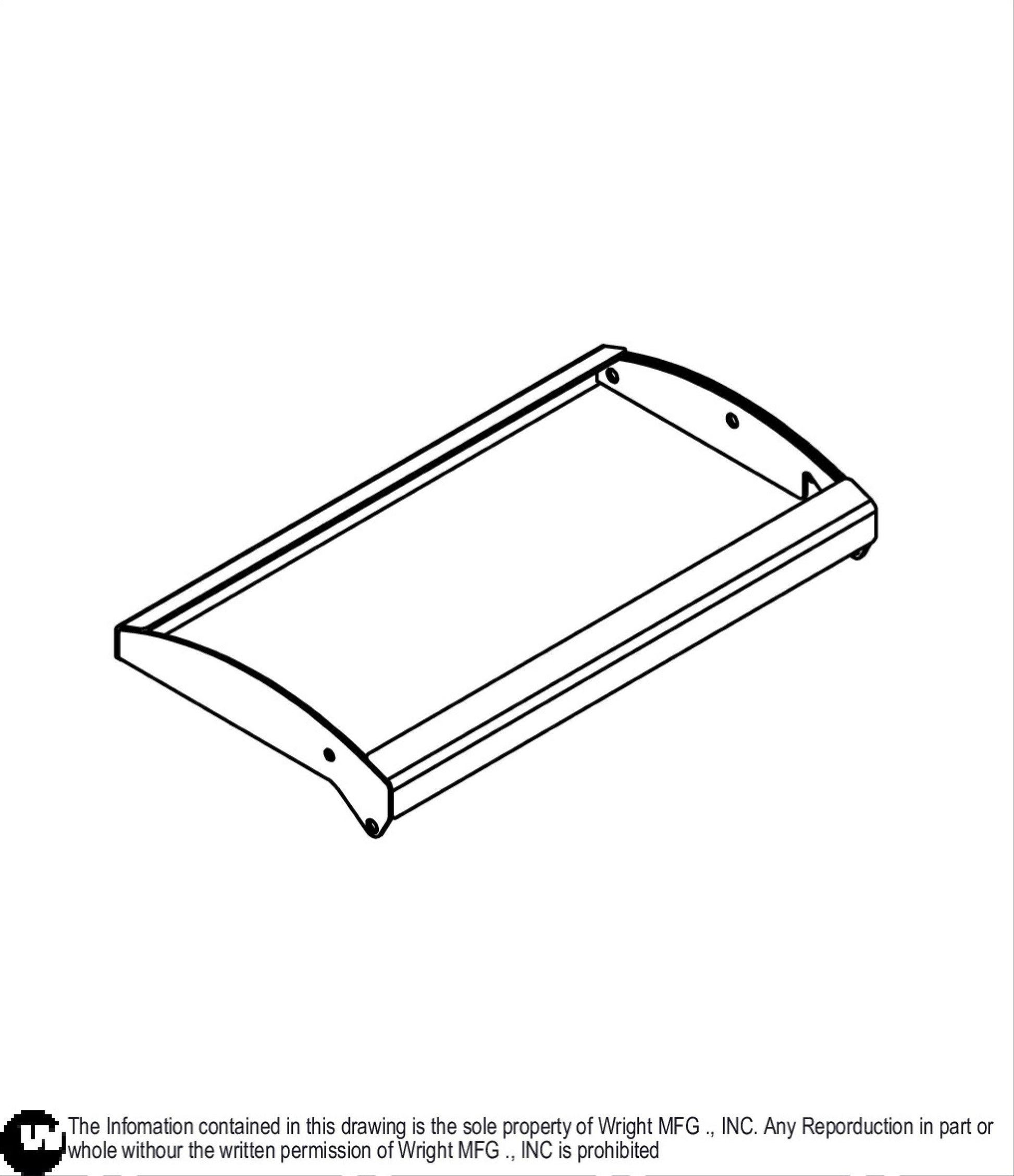 WSE III Oil Cooler Cover Weldment 91410019.
