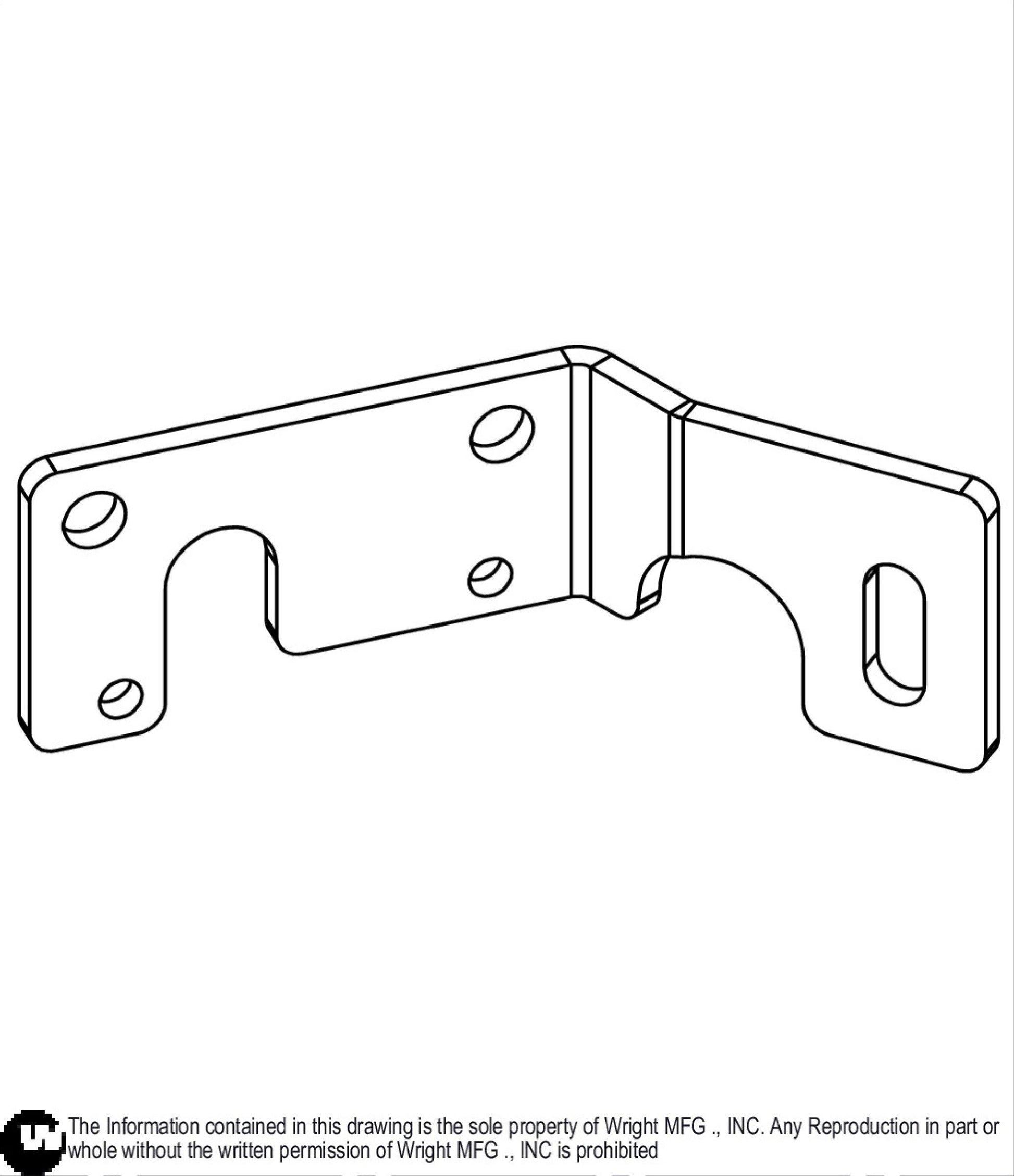 19 BB Kaw Muffler Engine Bracket 91410034.
