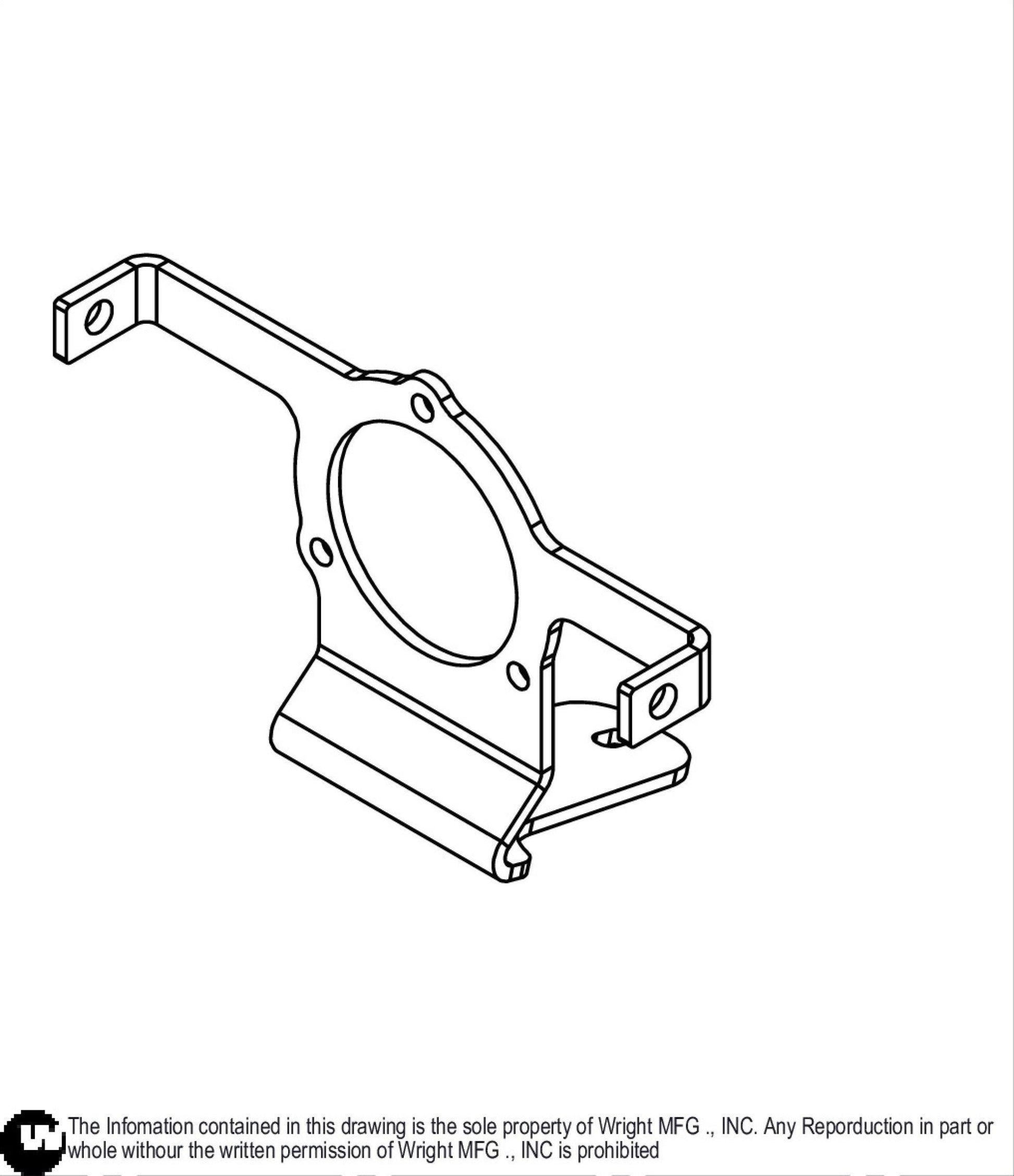 747CC EFI Muffler Air Cleaner Bracket 91410058.