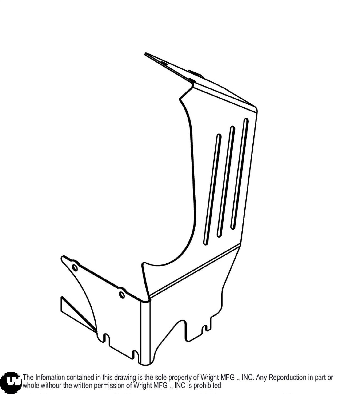 Right WSTN Side Heat Shield 91410065.