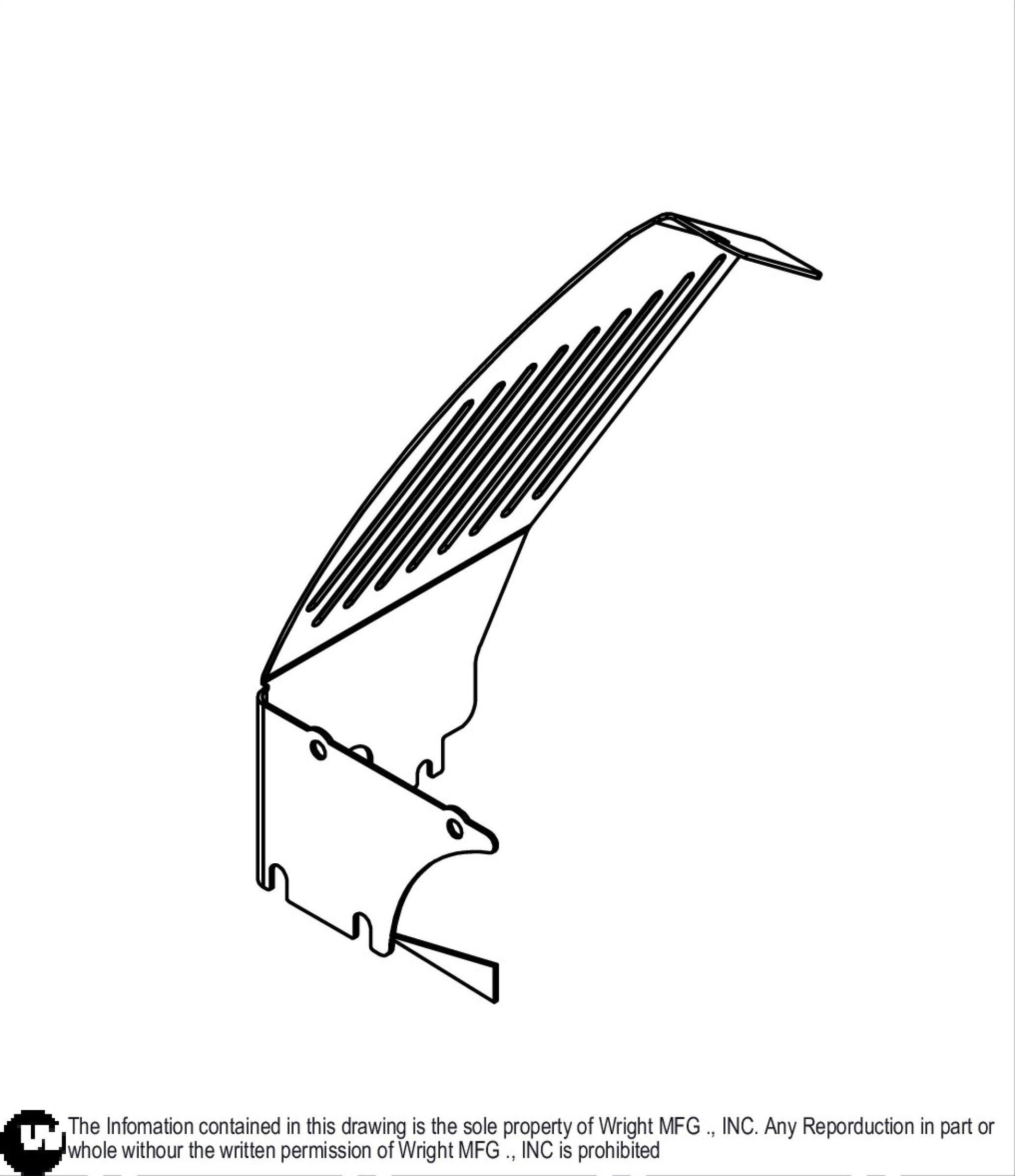 Left WSTN Side Heat Shield 91410066.