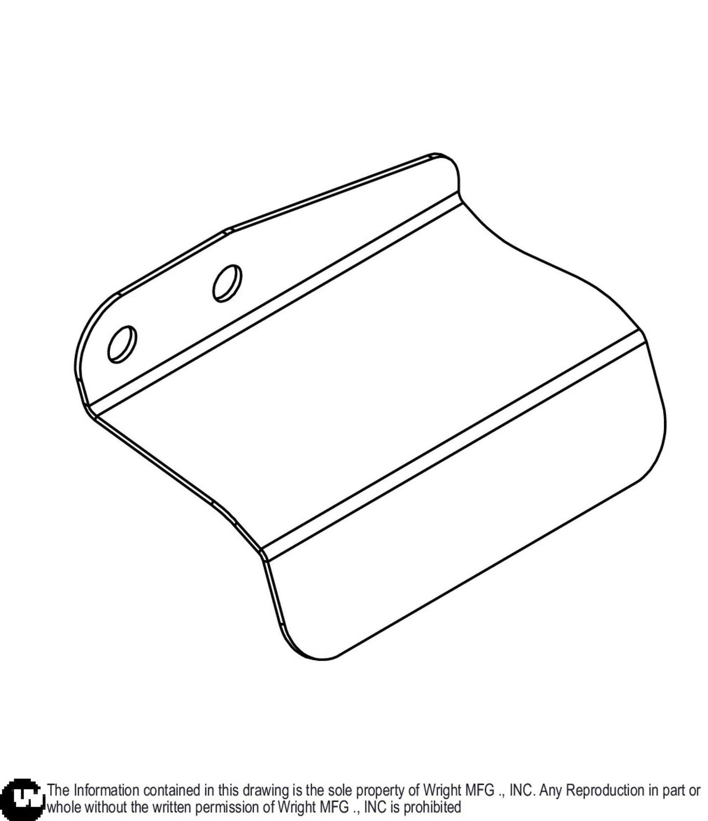 Right FS & FX Header Heat Shield 91410070.