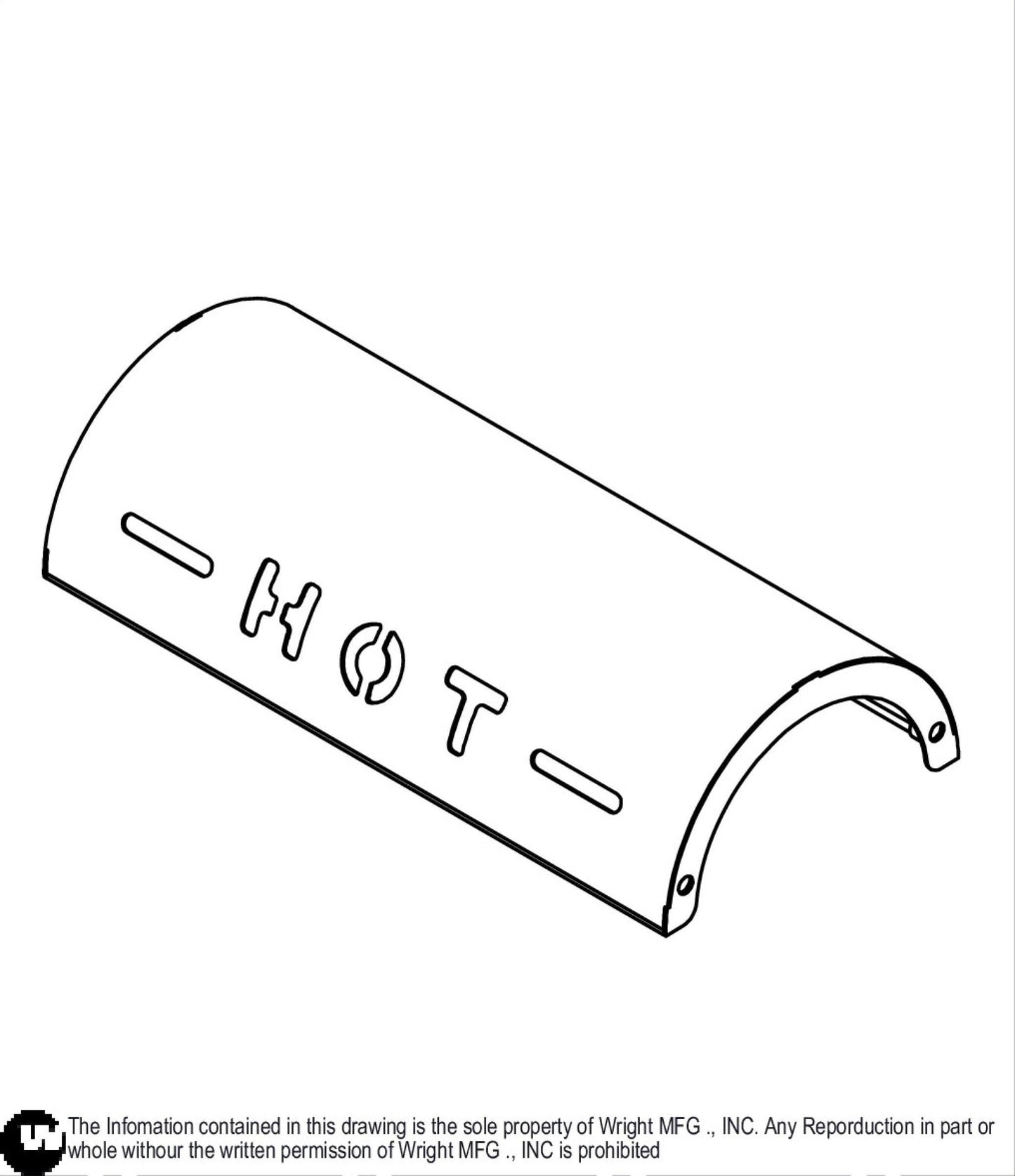 ECV 860 Muffler Heat Shield Weldment 91410078.
