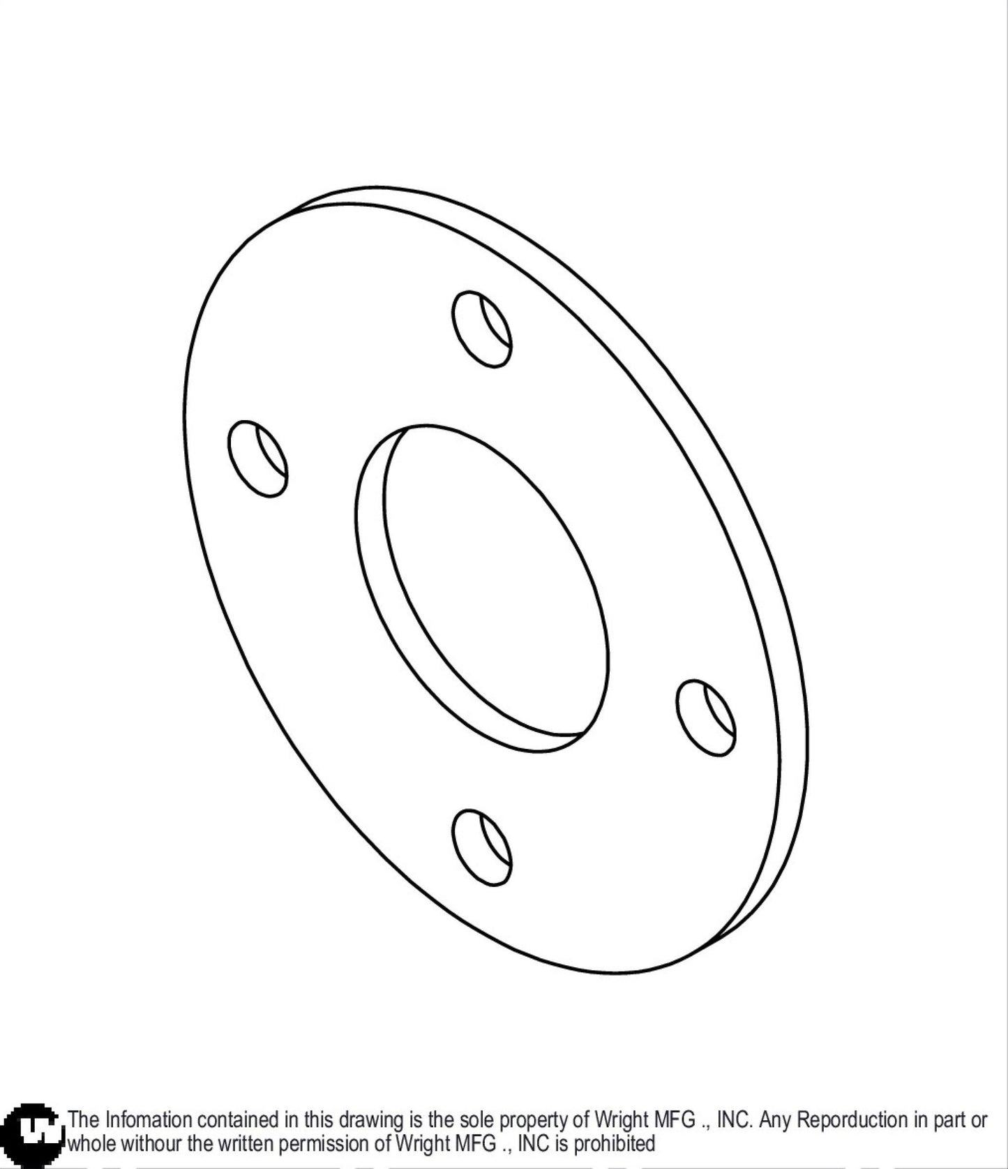 4 Lug 1/4 Wheel Spacer 91410080.