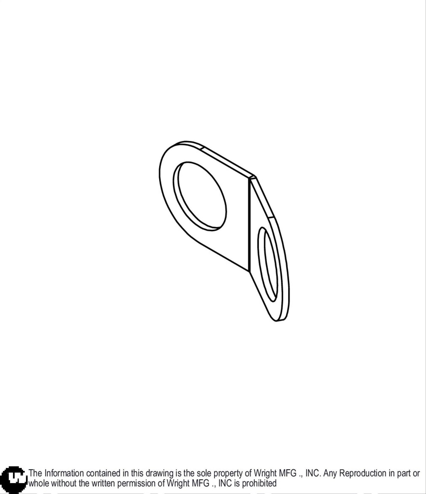 WZ ROPS Lanyard Retainer 91410436.