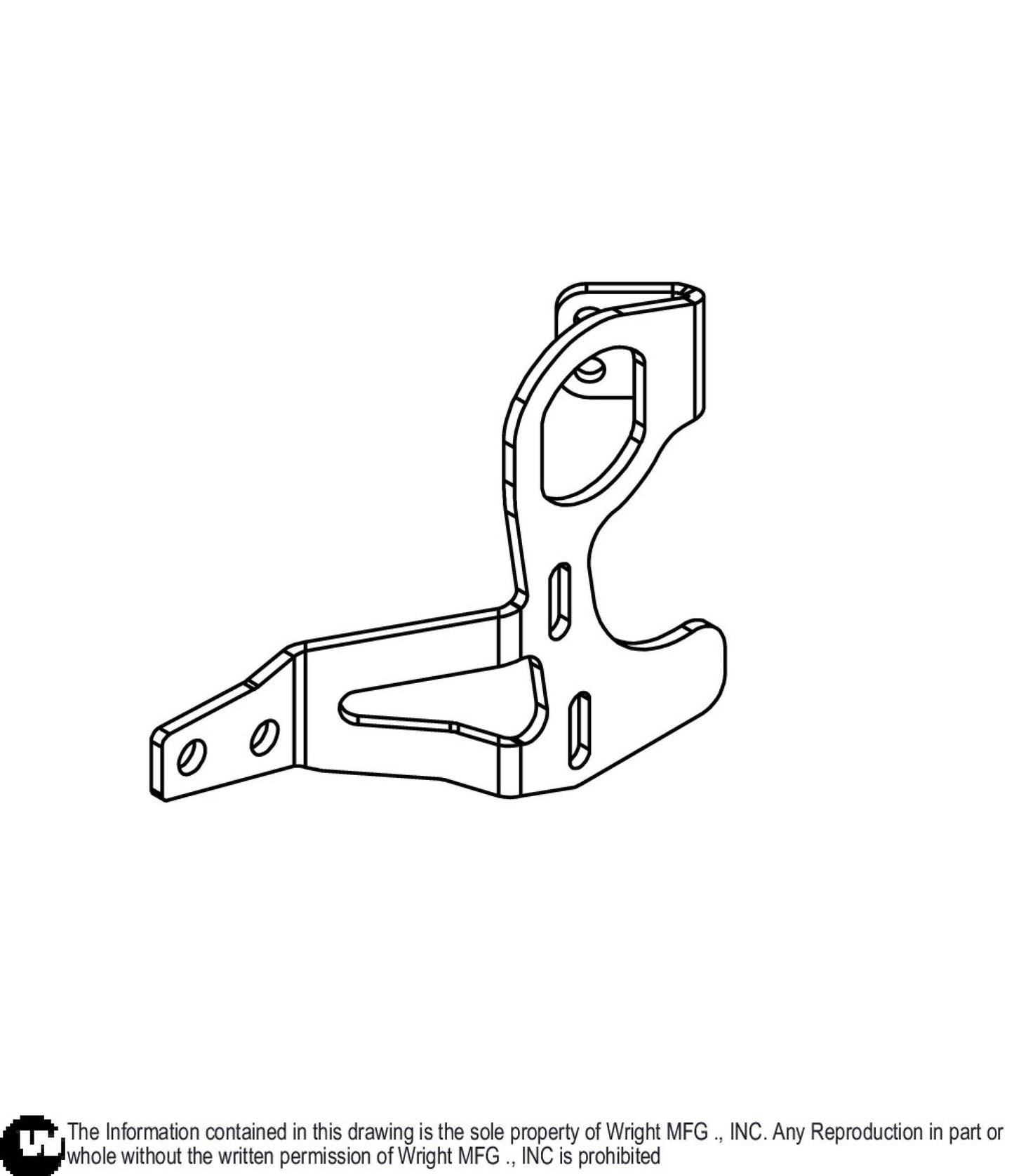 7GA, FS&FX Right Muffler & Shield Bracket 91410438.
