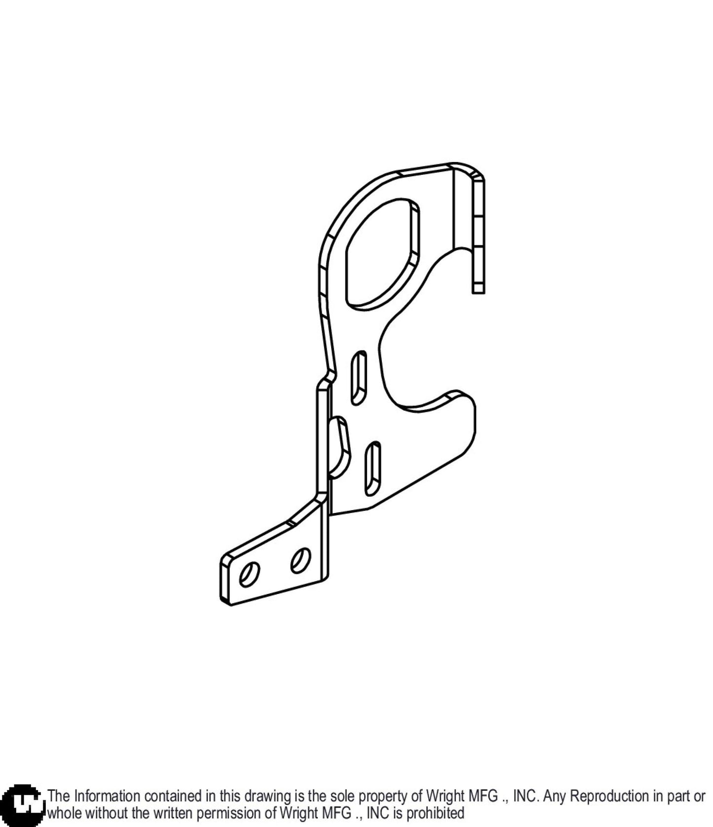 7GA, FS&FX Left Muffler & Shield Bracket 91410439.