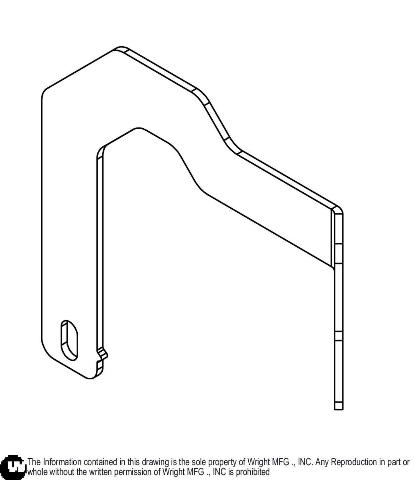 11GA WSB Trim Muffler Bracket 91410461.
