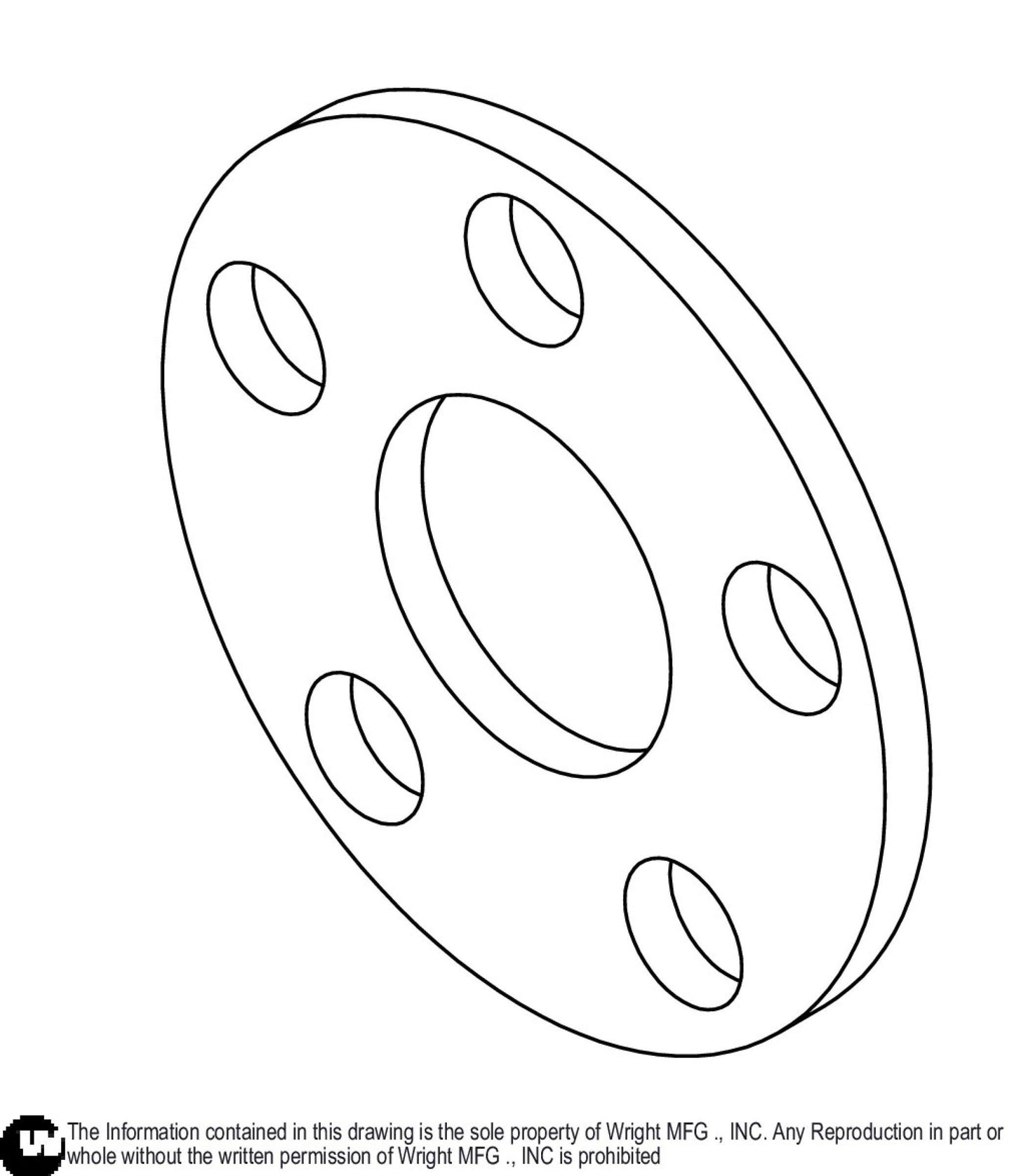5 X 4.5 Pattern Hub Spacer 91410484.