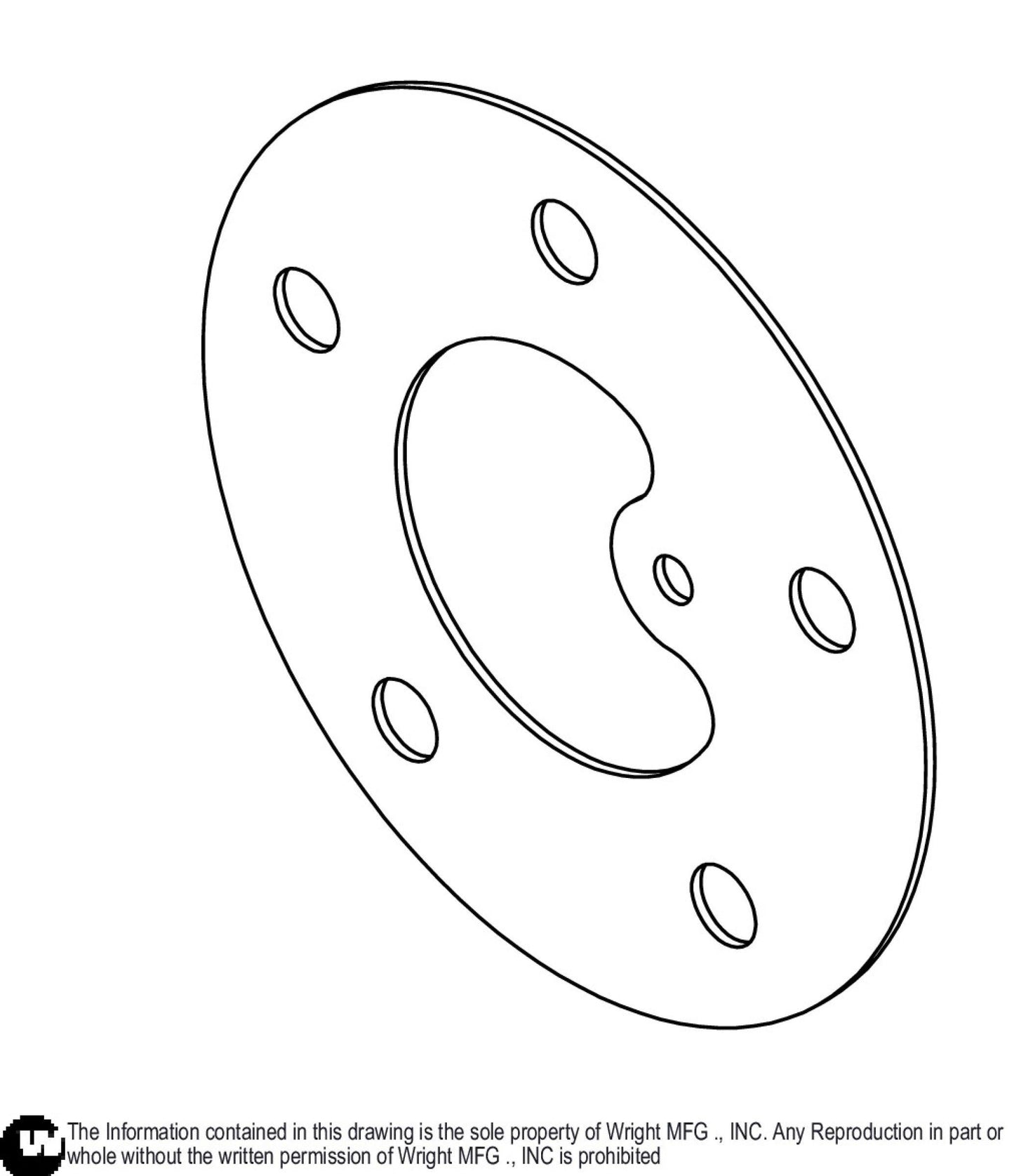 Pneumatic Dual Wheel Kit Valve Extension Plate 91410486.