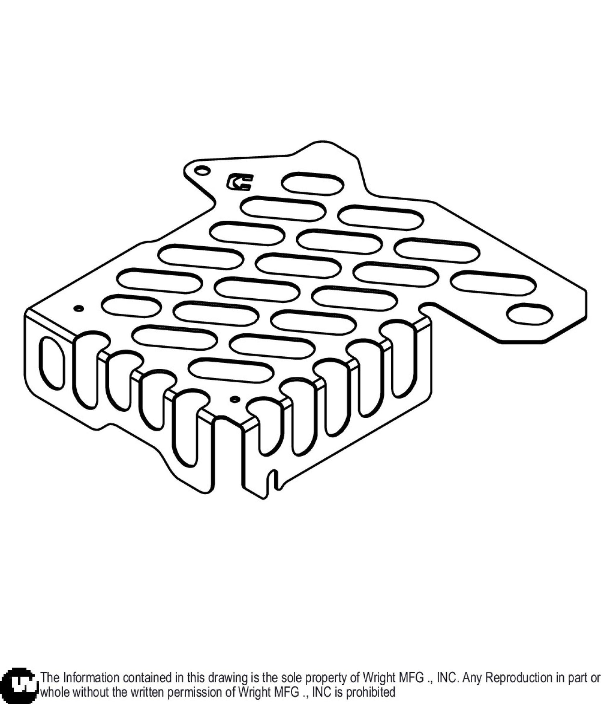 Right WZXL Fan Guard 91410492.