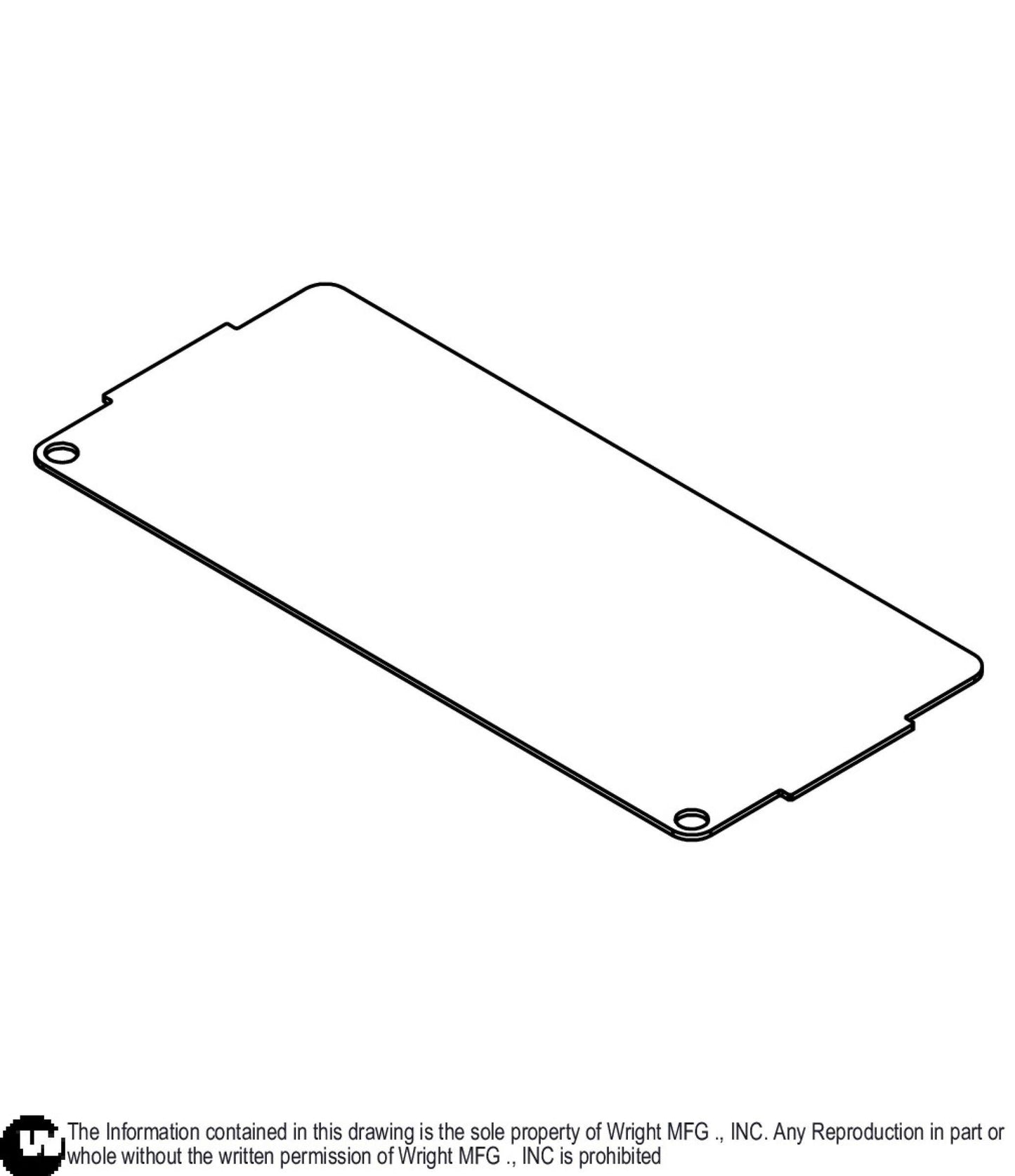 WSZK Robotic Battery Cover Back Plate 91410497.