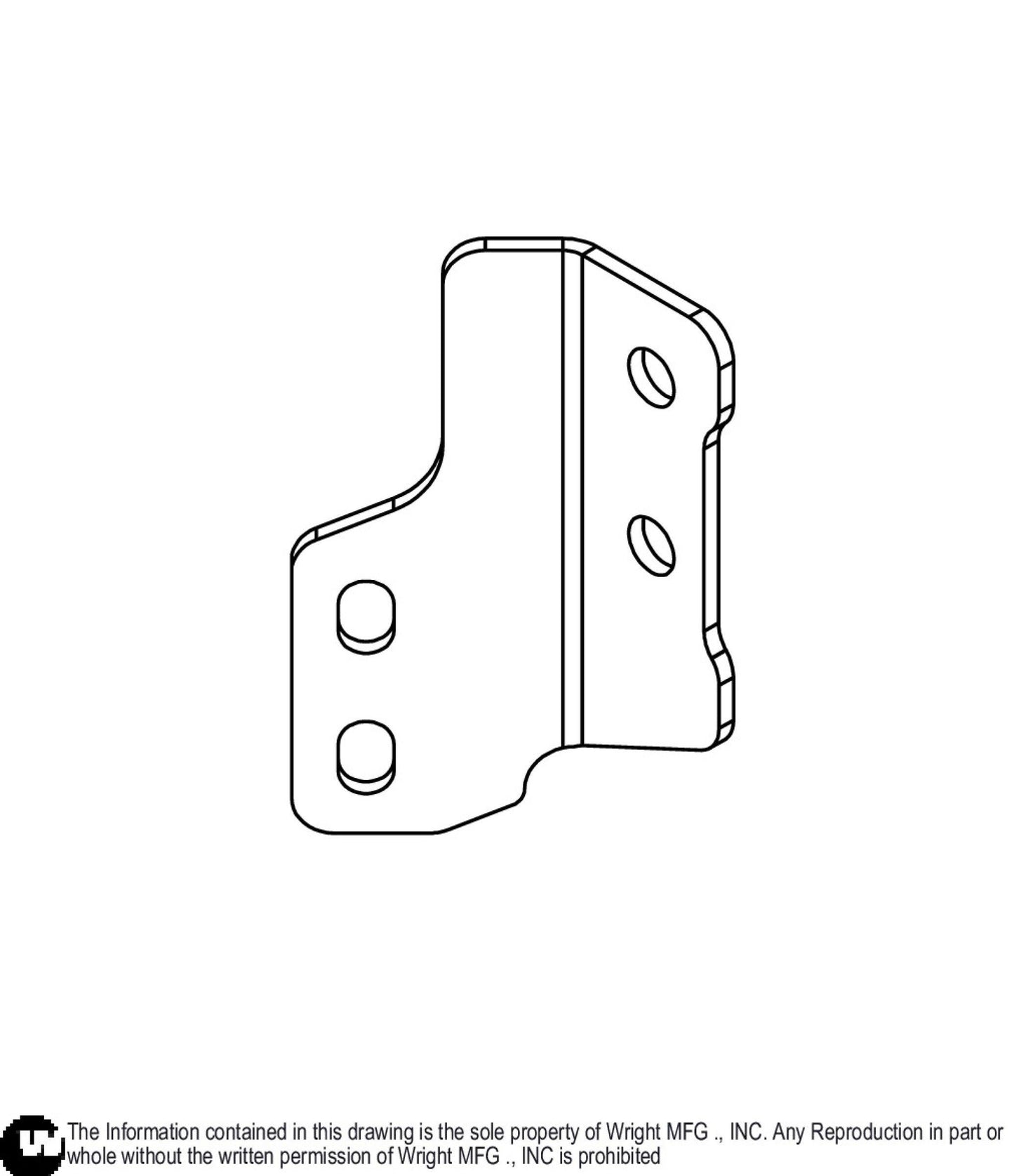 Left And Right FX850 Muffler Bracket 91410510.
