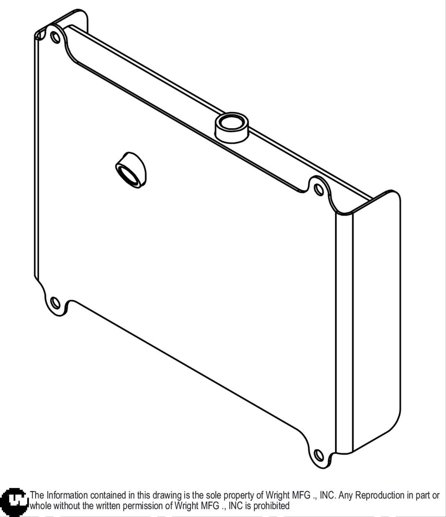 WSTX Sight Glass Hydro Tank Weldment 91420015.