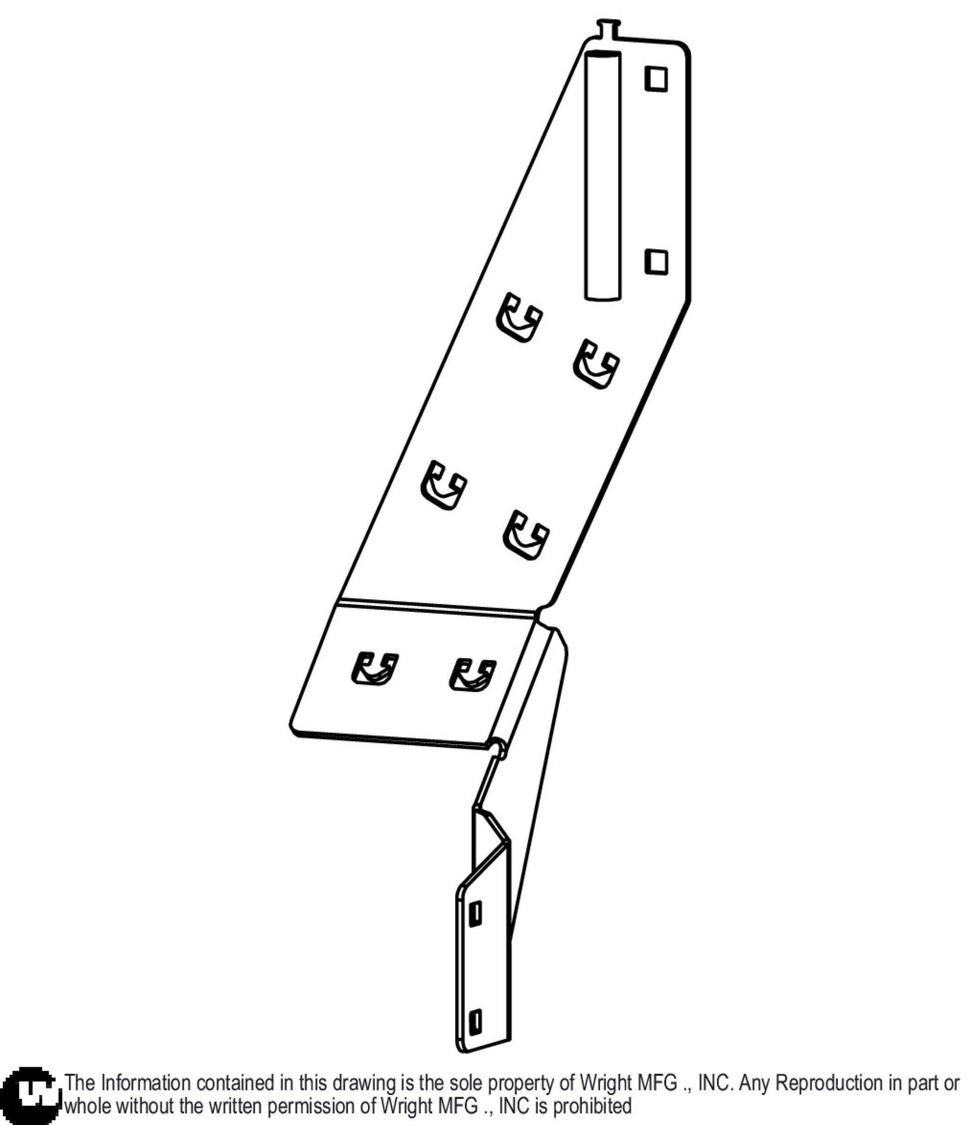 WSZK Robotic Computer Box Brace Weldment 91420035.