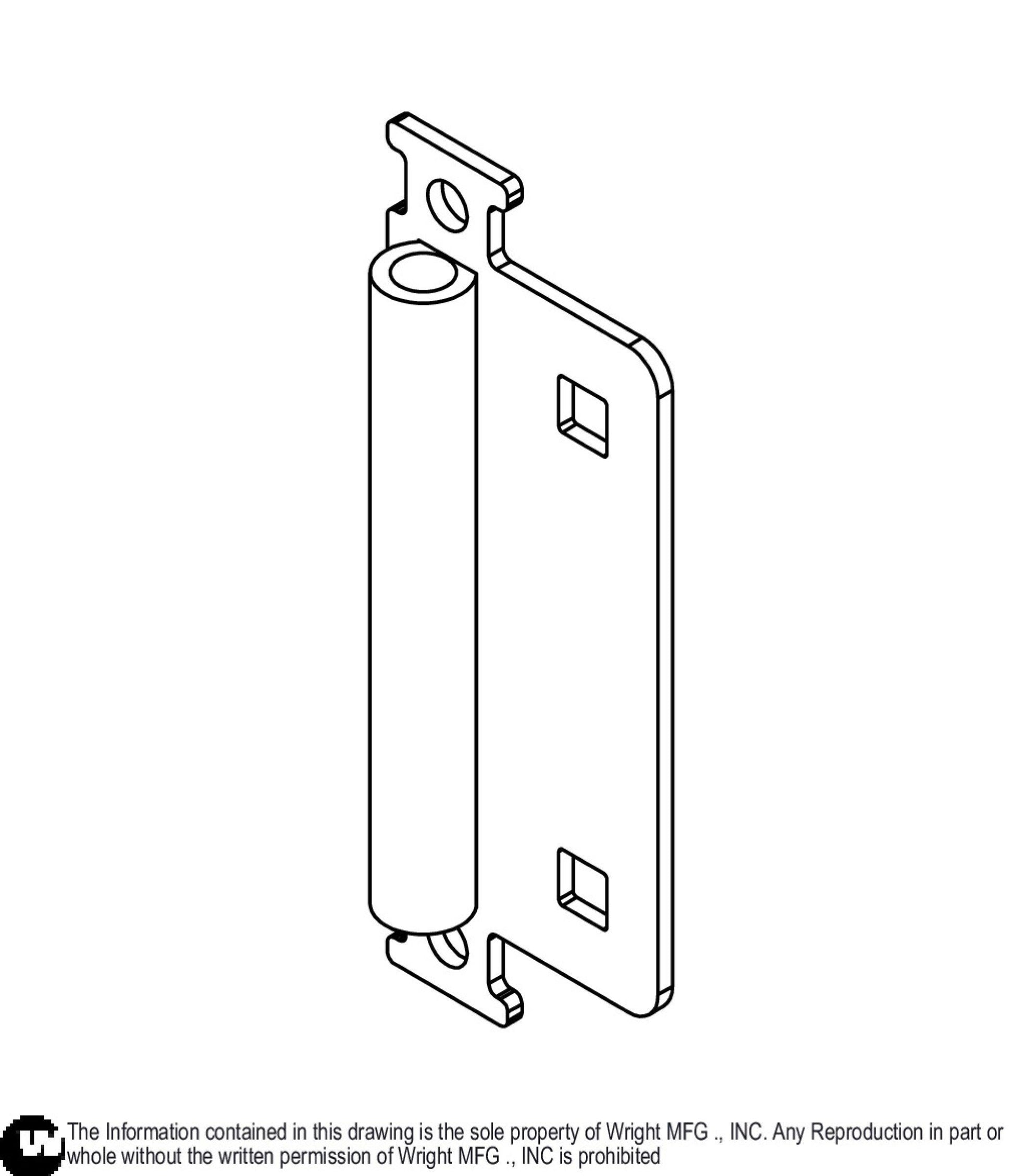 WSZK Robotic Flag Holder Weldment 91420037.