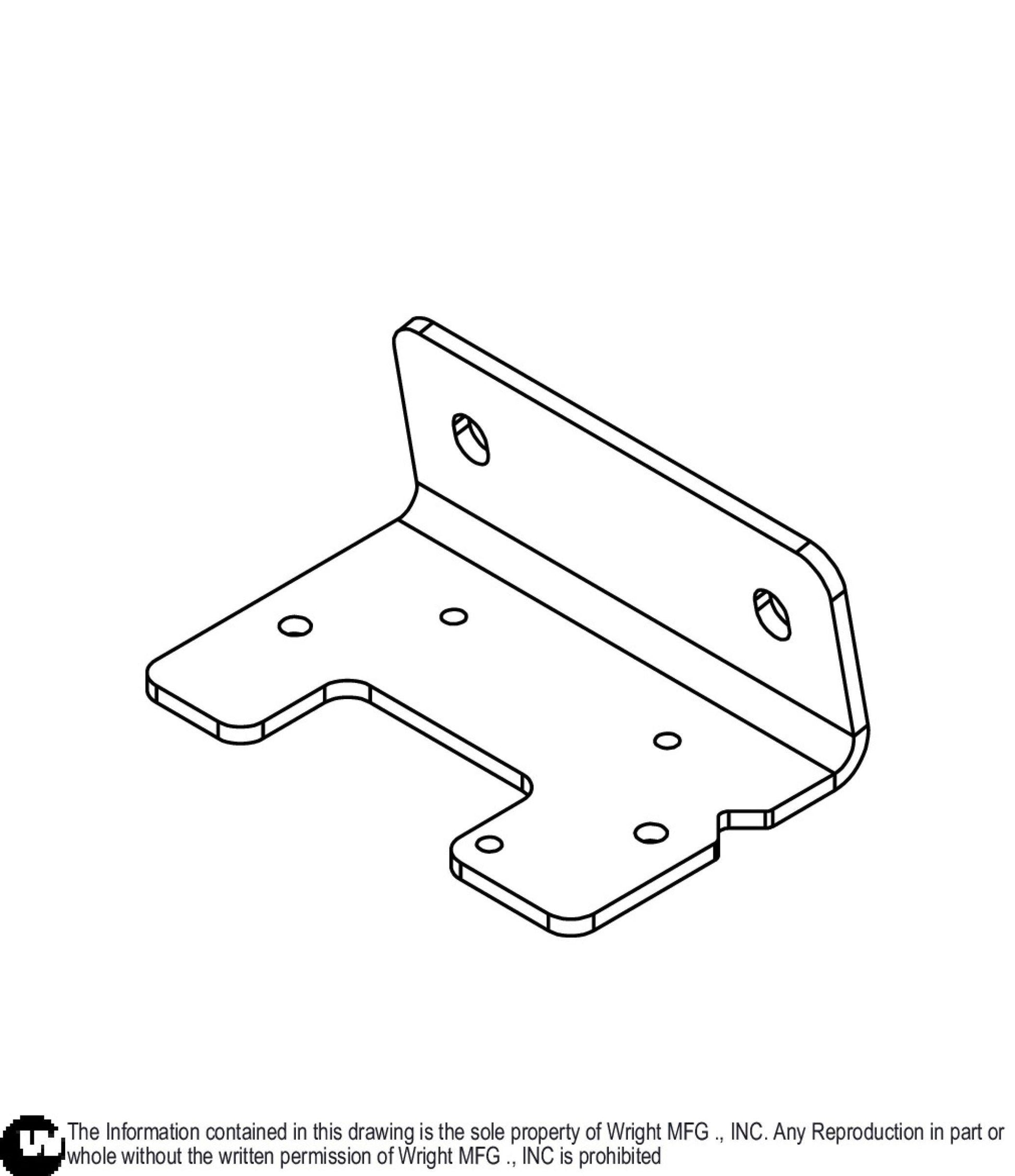 Depth AI Camera Mount Bracket 91420038.