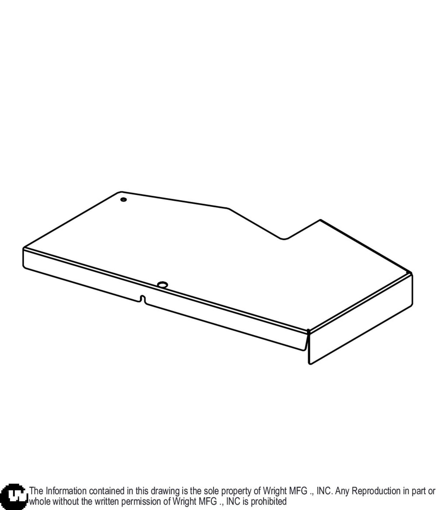Black Aero 61 WZTO Left Deck Cover 91450007.