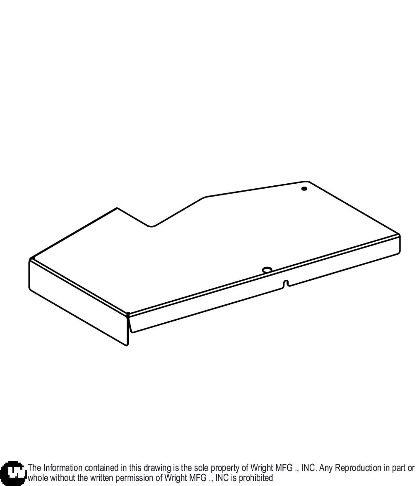 Black Aero 61 WZTO Right Deck Cover 91450008.