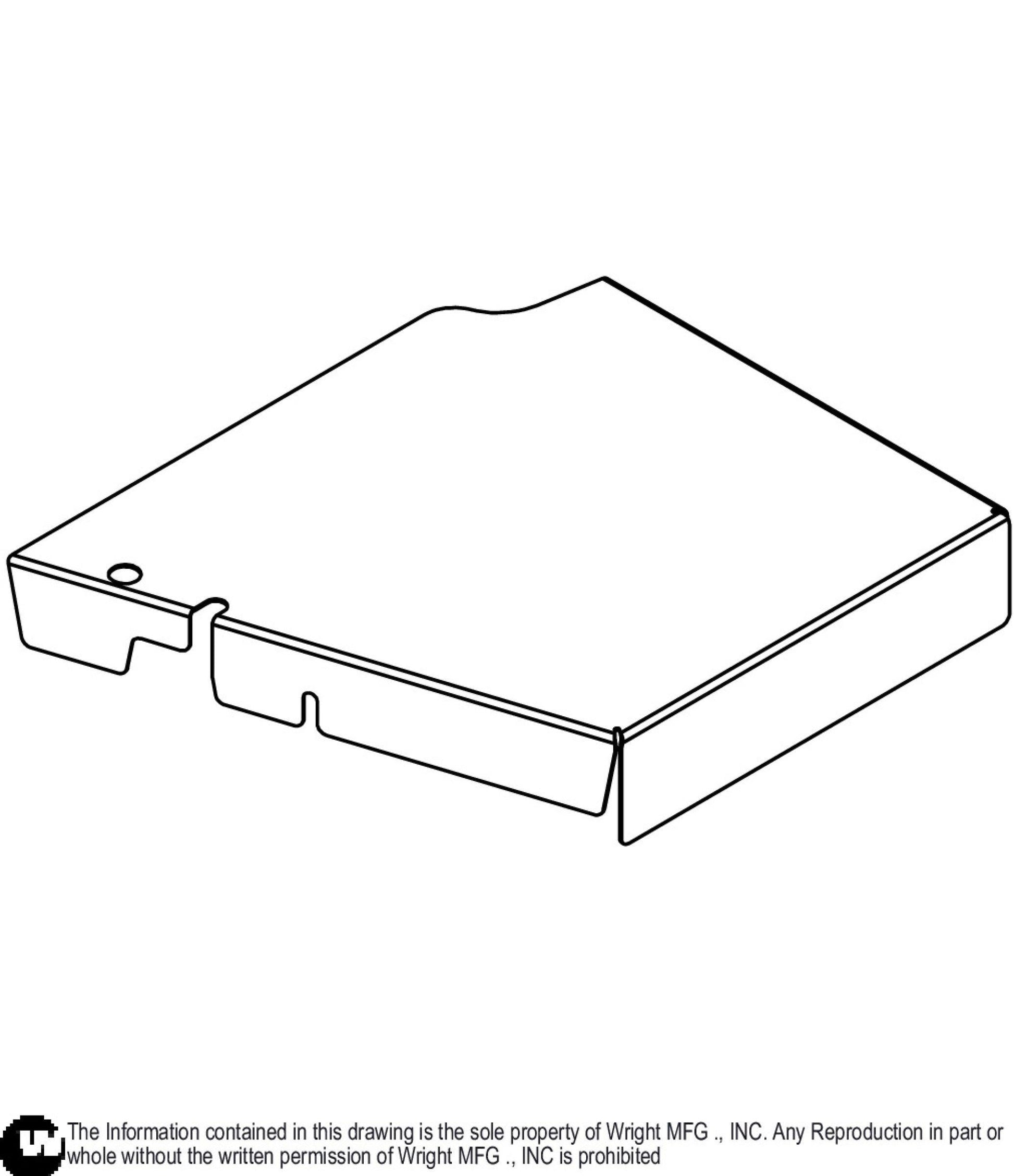 Black Aero 61 WSTX2 Left Deck Cover 91450010.