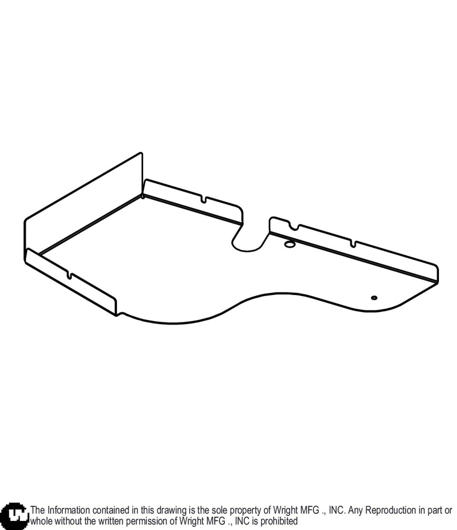 Black Aero 61 WSZK Right Deck Cover 91450012.