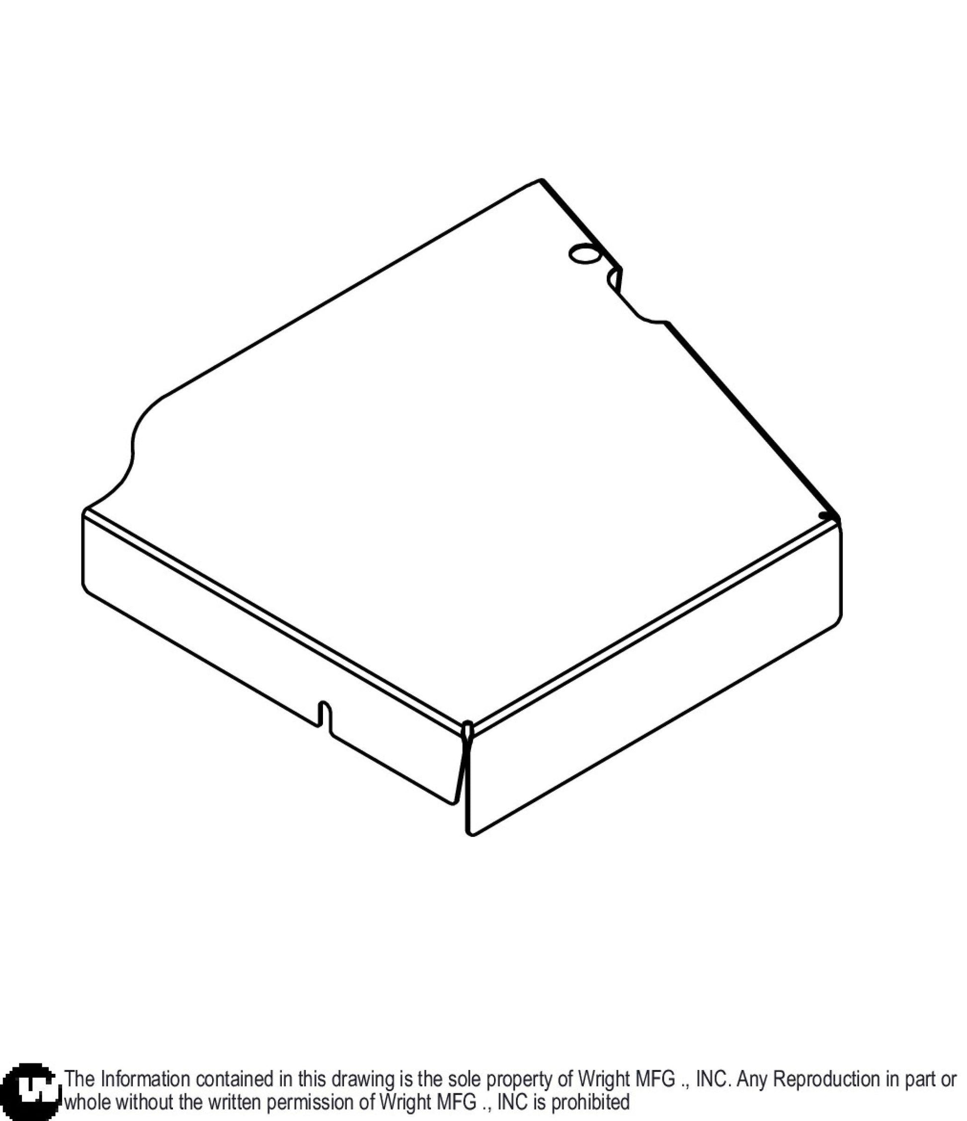61 WSZK3 Right Deck Cover 91450016.