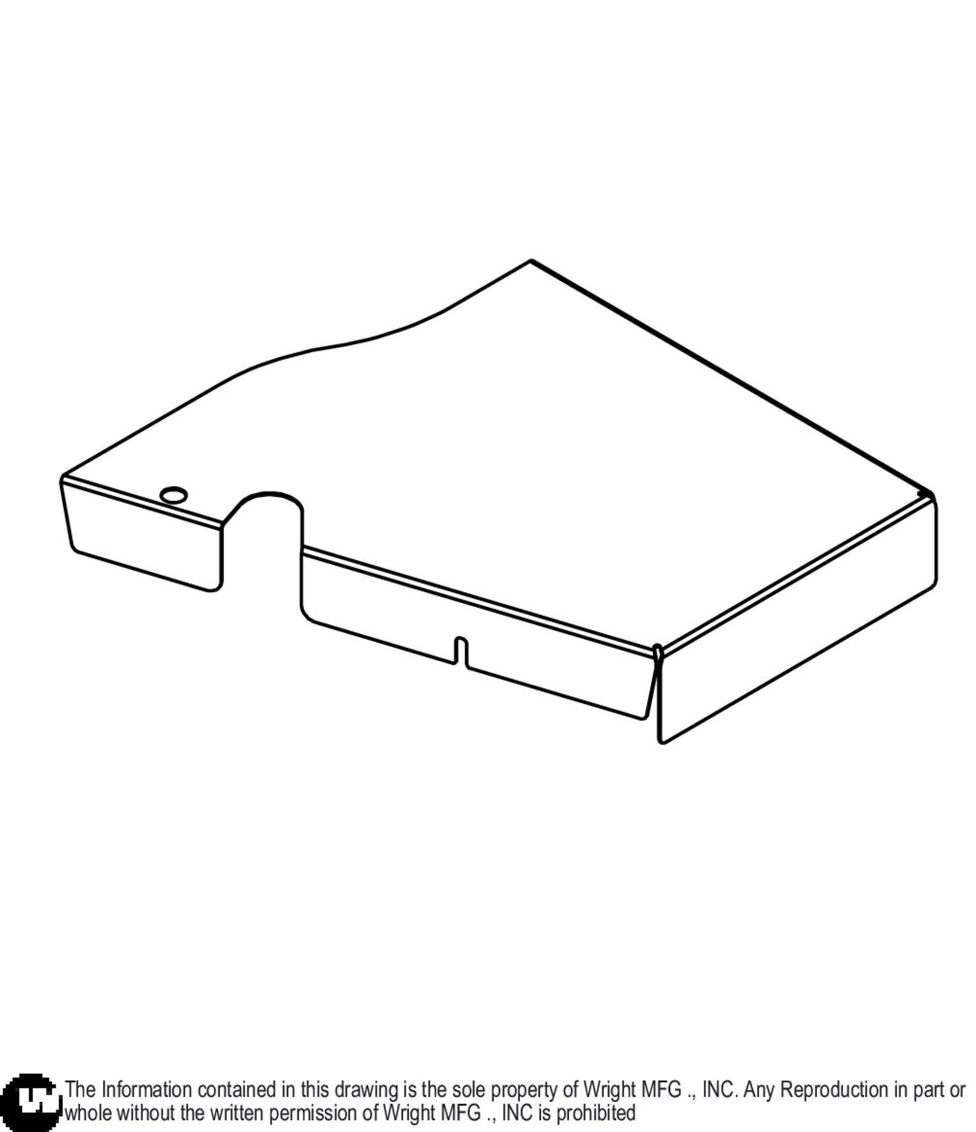 72 WSZK3 Left Deck Cover 91460014.