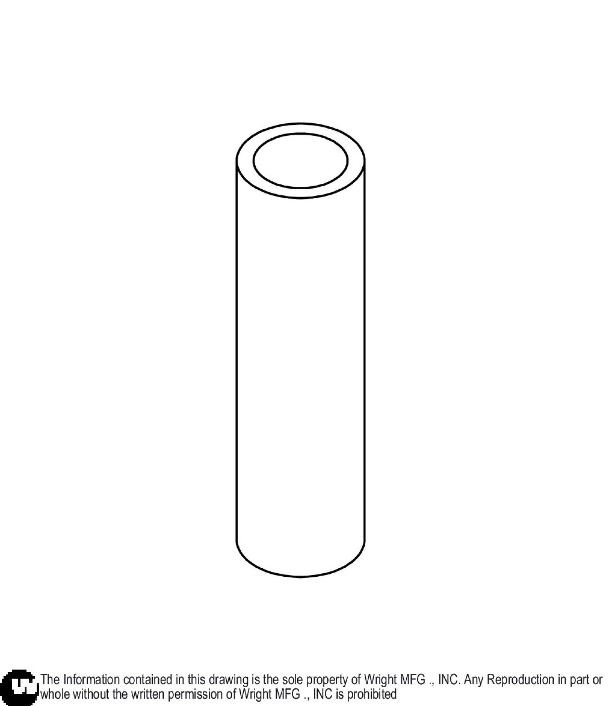 Black ERW 0.625 X 0.083 X 2.25 91490016.