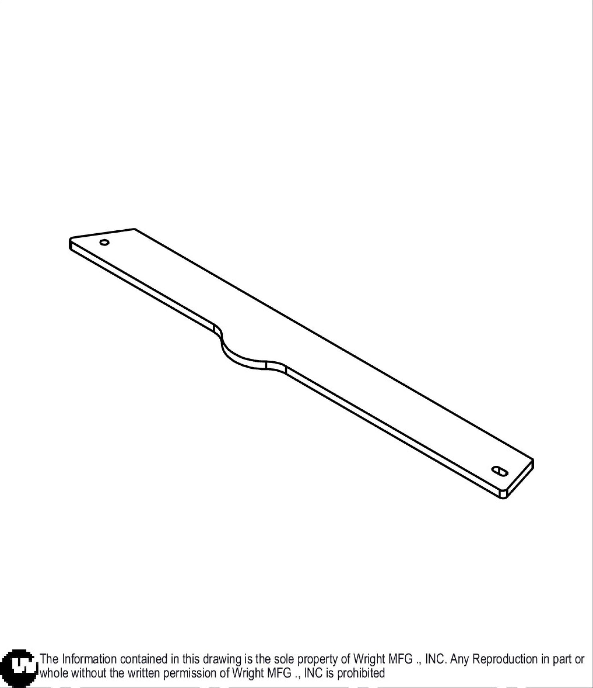 WSPX2 Caster Apron Back Plate 91490023.