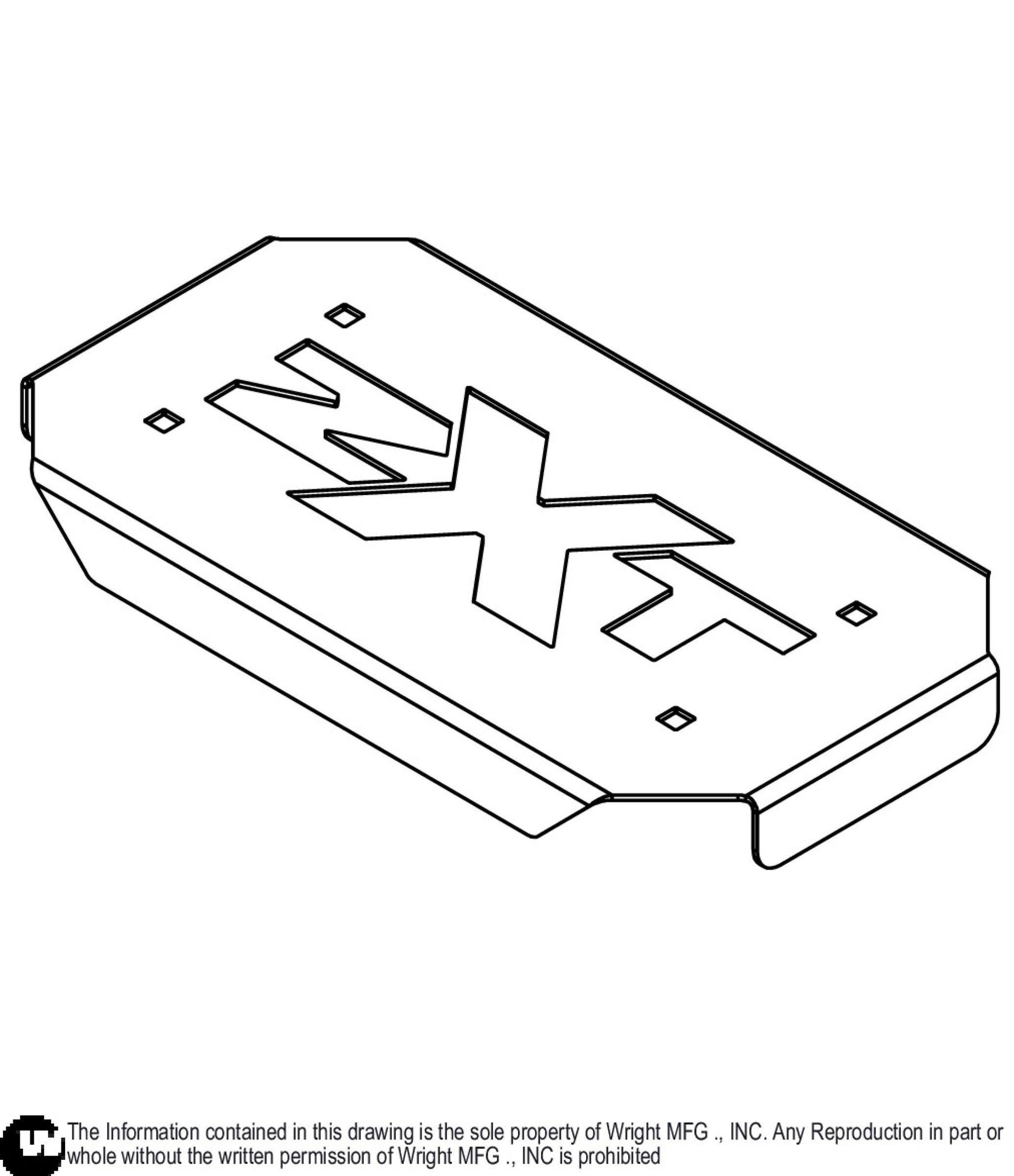 WZXT Air Filter Guard Top Plate 91490046.