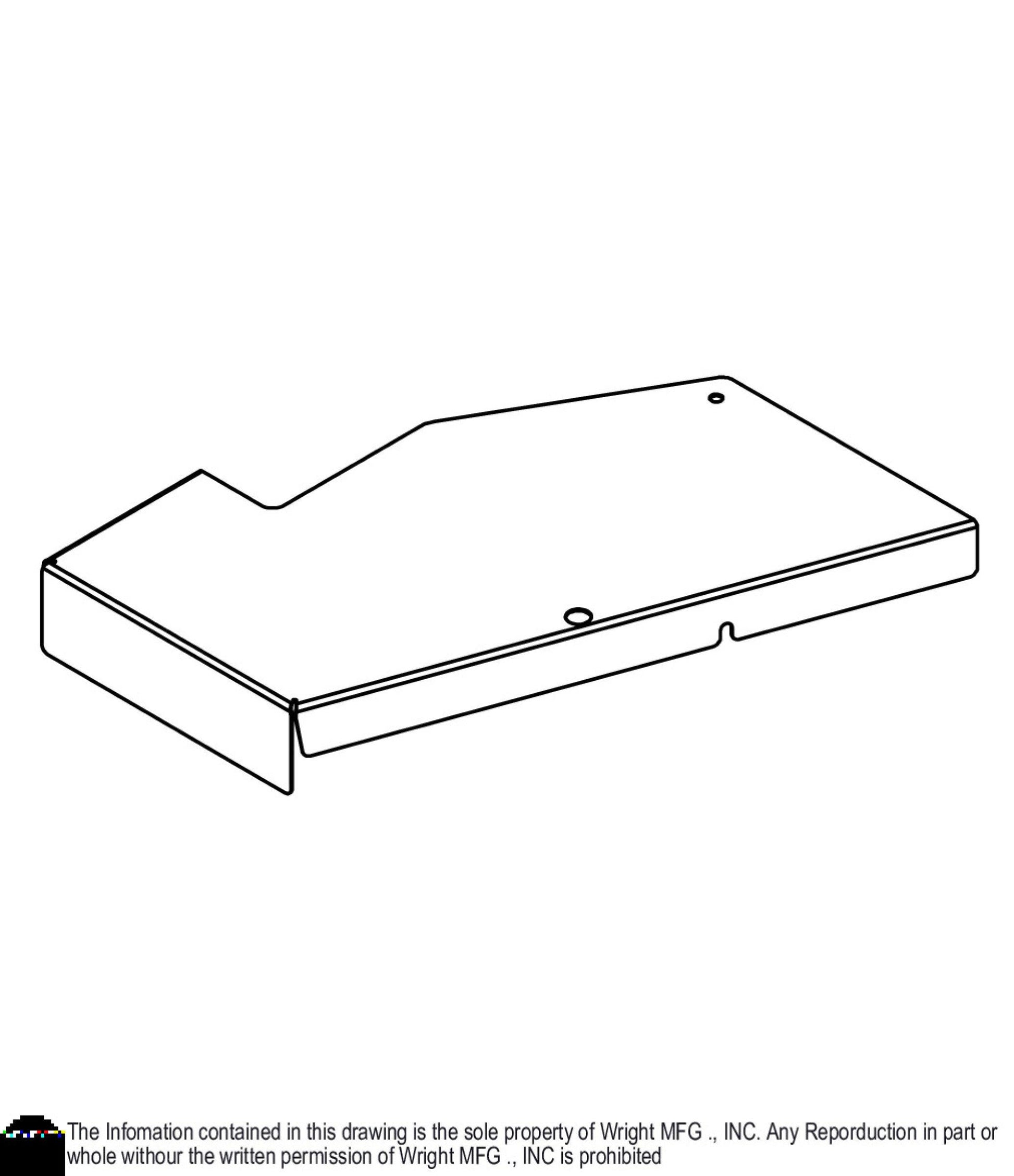 Black Aero 48/52 WZTO Right Deck Cover 91490056.