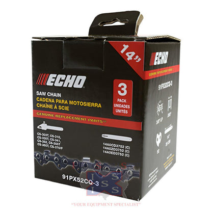 Echo 3-Pack of 91PX52CQ Chain 14".
