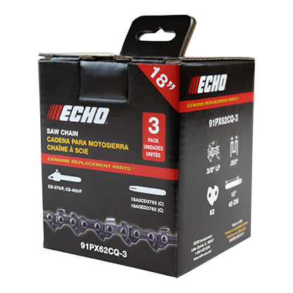 Echo 3-Pack of 91PX62CQ Chain 18"