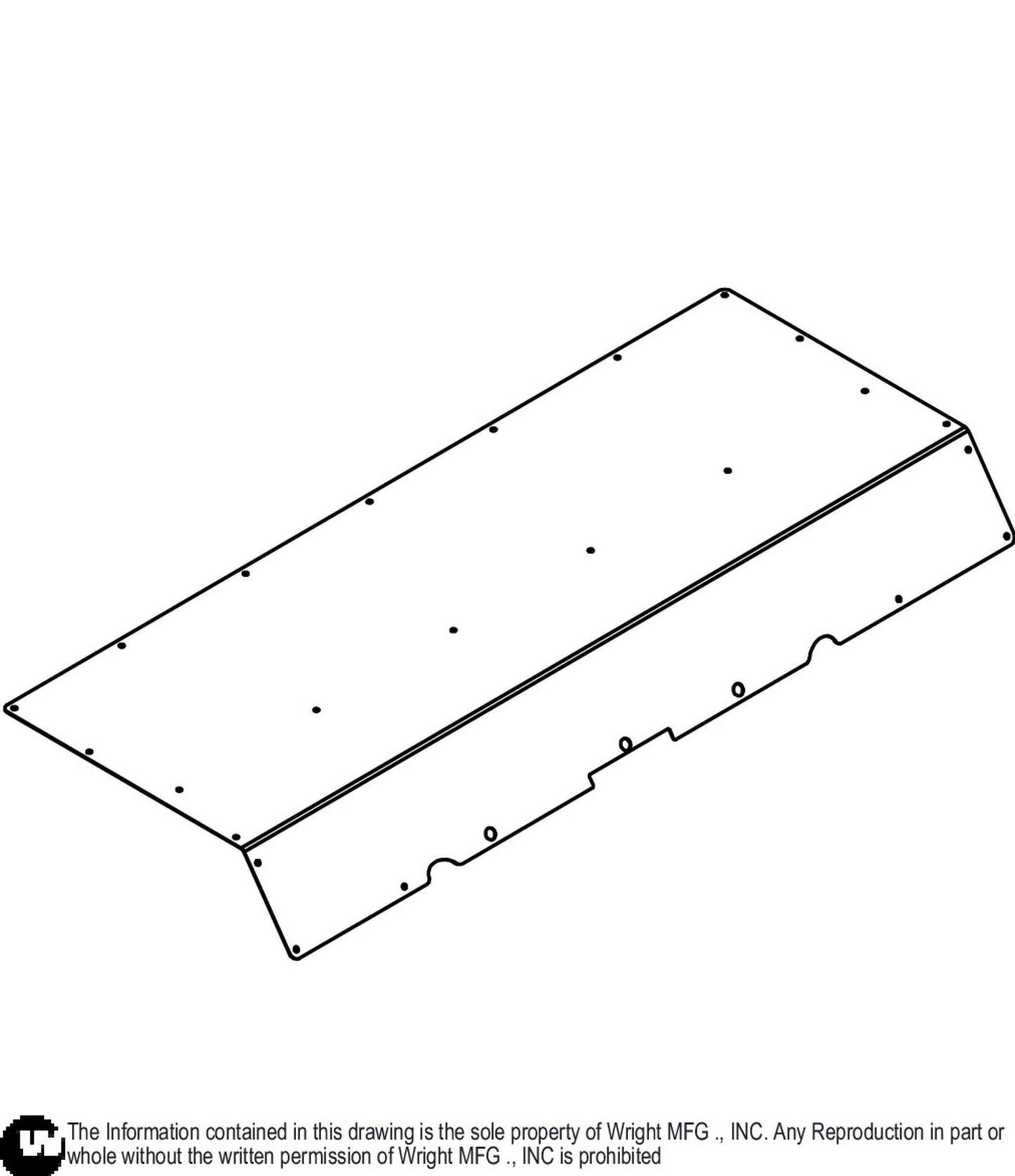 GCS 3 Bag Bagger Lid Cover Panel 93320002.
