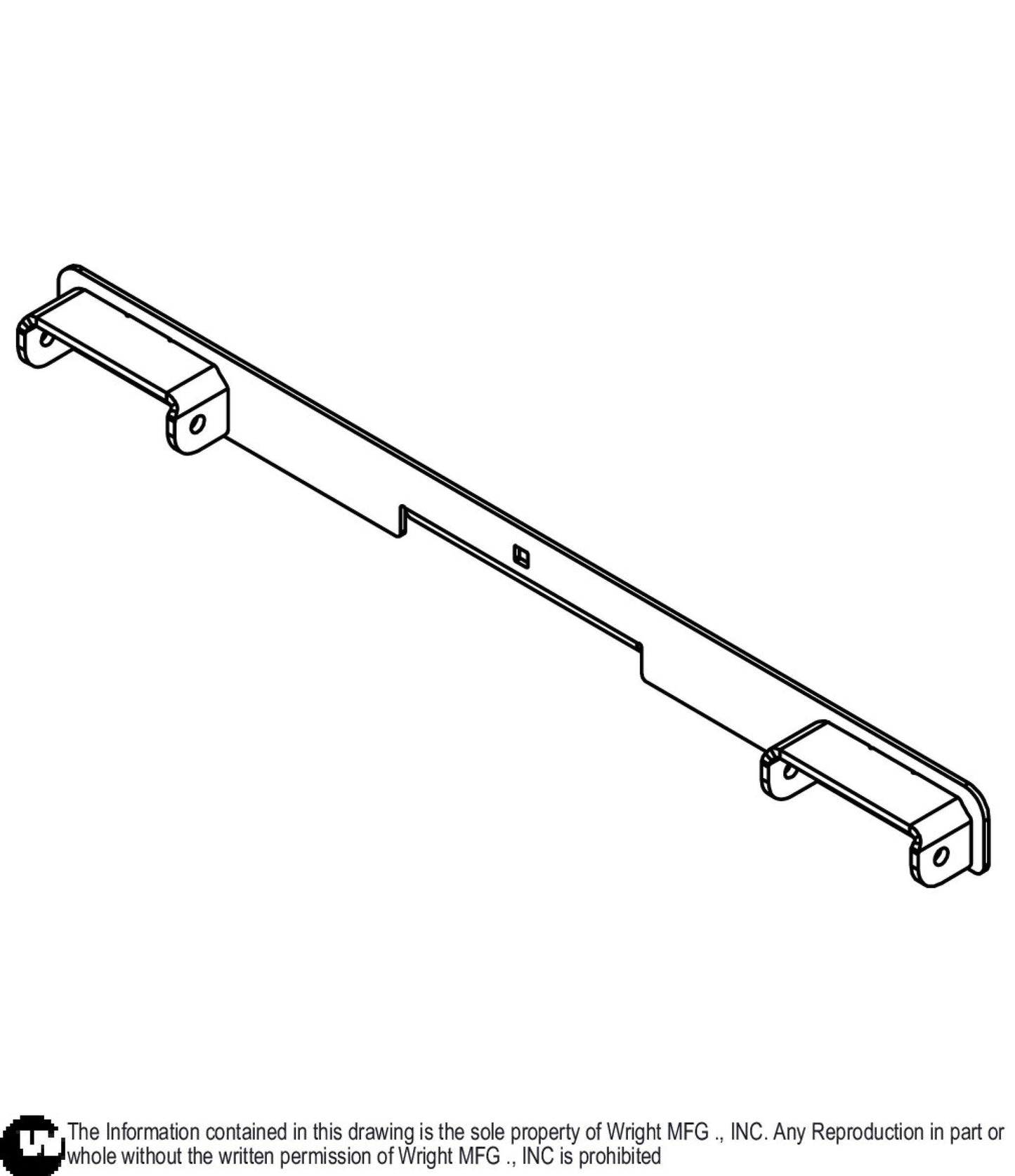 GCS 3 Bag Bagger Lid Latch Hinge Weldment 93320003.