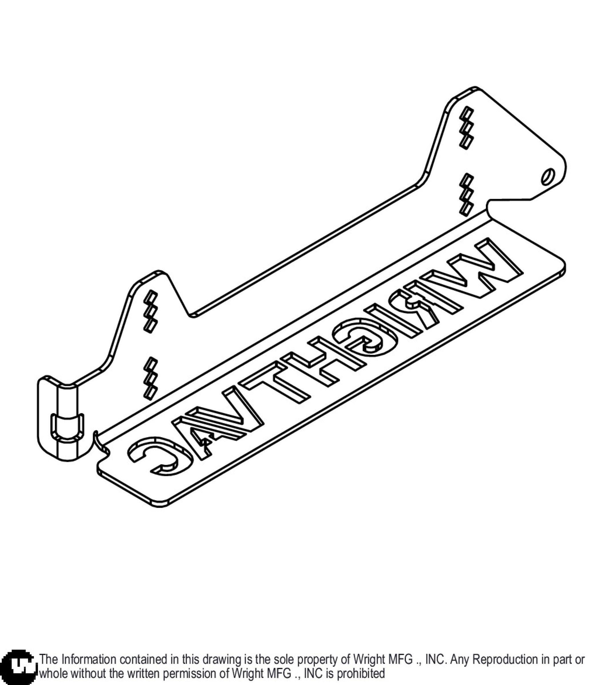 Blower Mount Top 93320019.