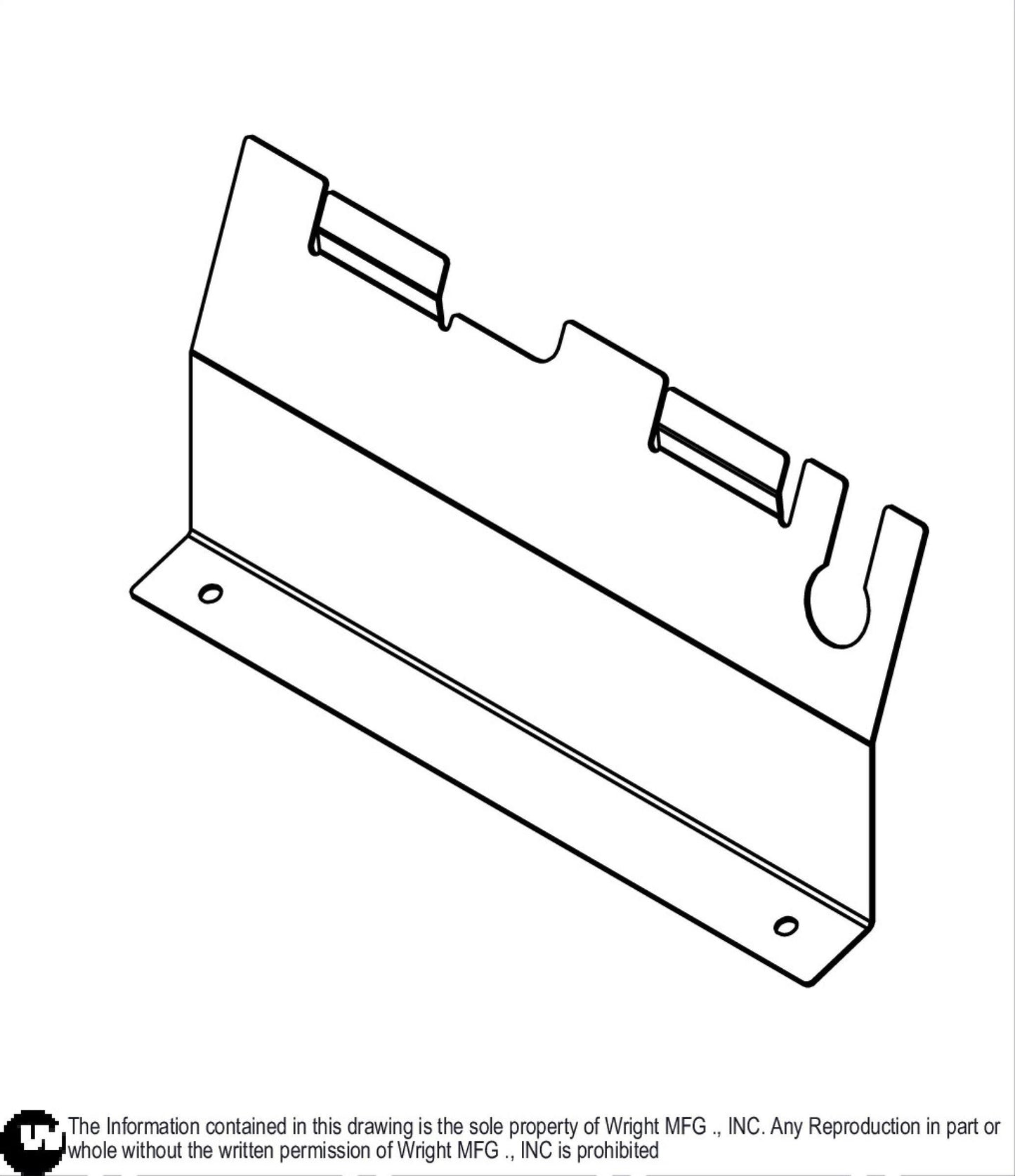 36-42 Pulley Guard Plate 93410027.